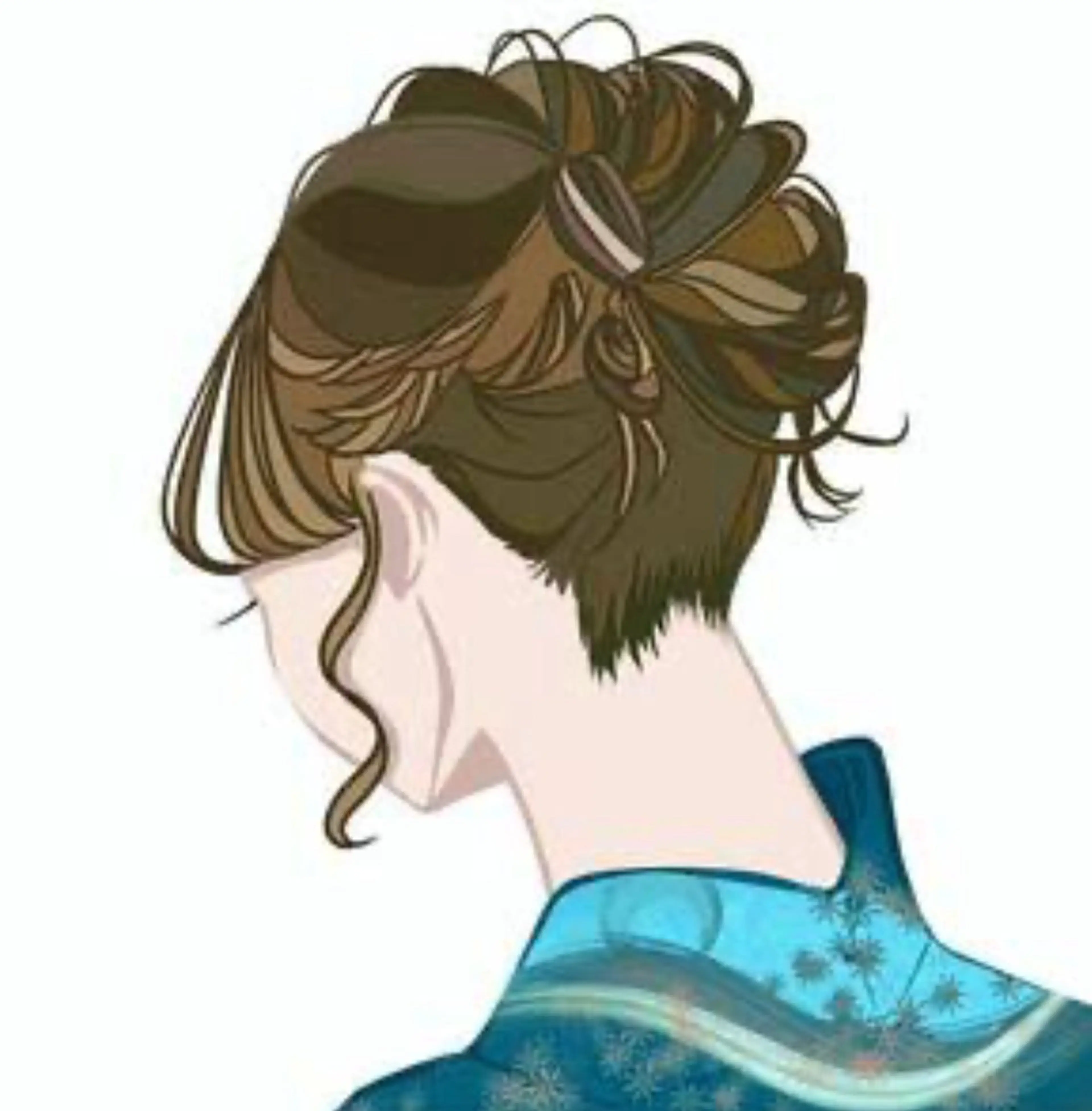 浴衣着付け➕時短ヘアセット➕襟足シェービングの写真