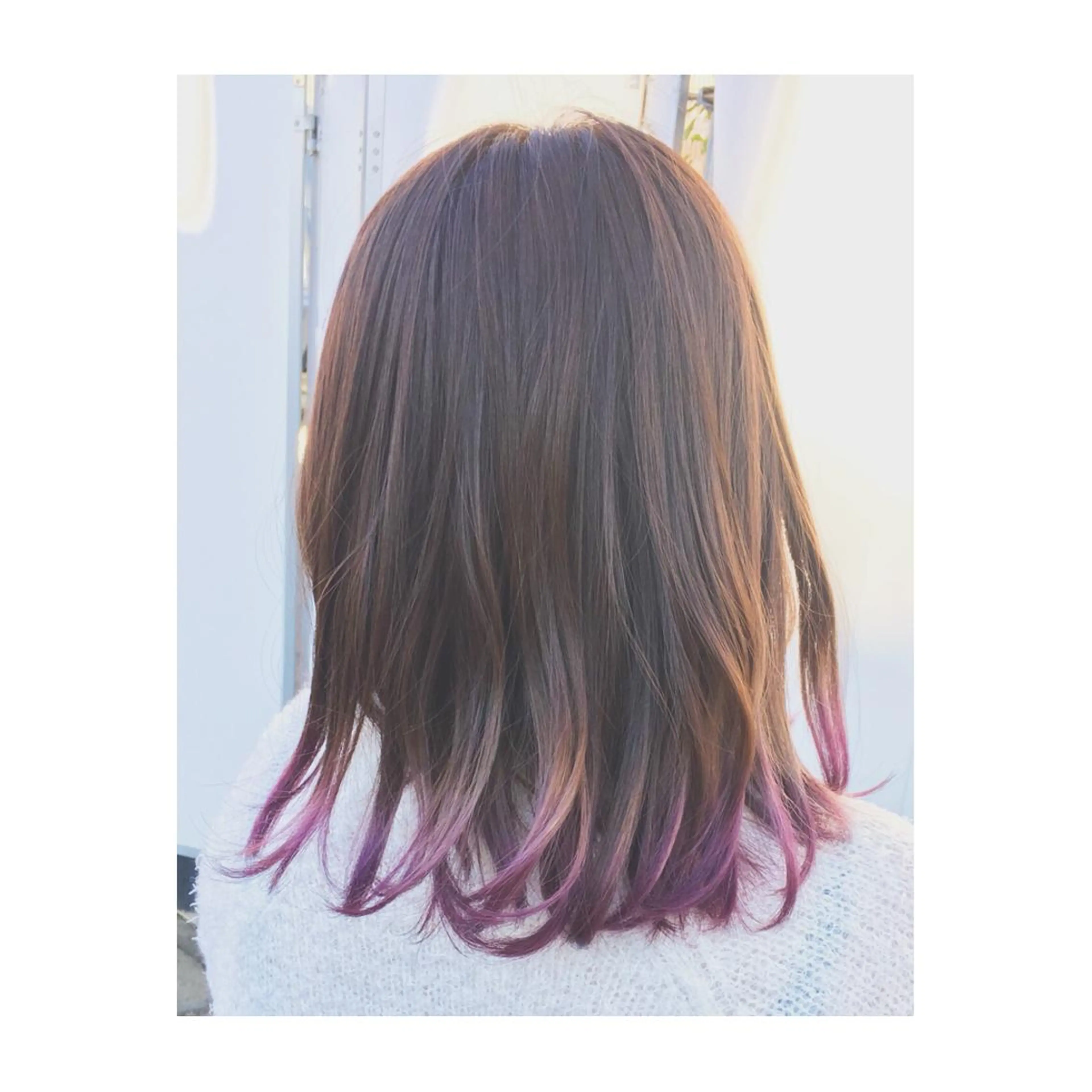 セミロング カラー KAITOH ATSUSHIのヘアスタイル