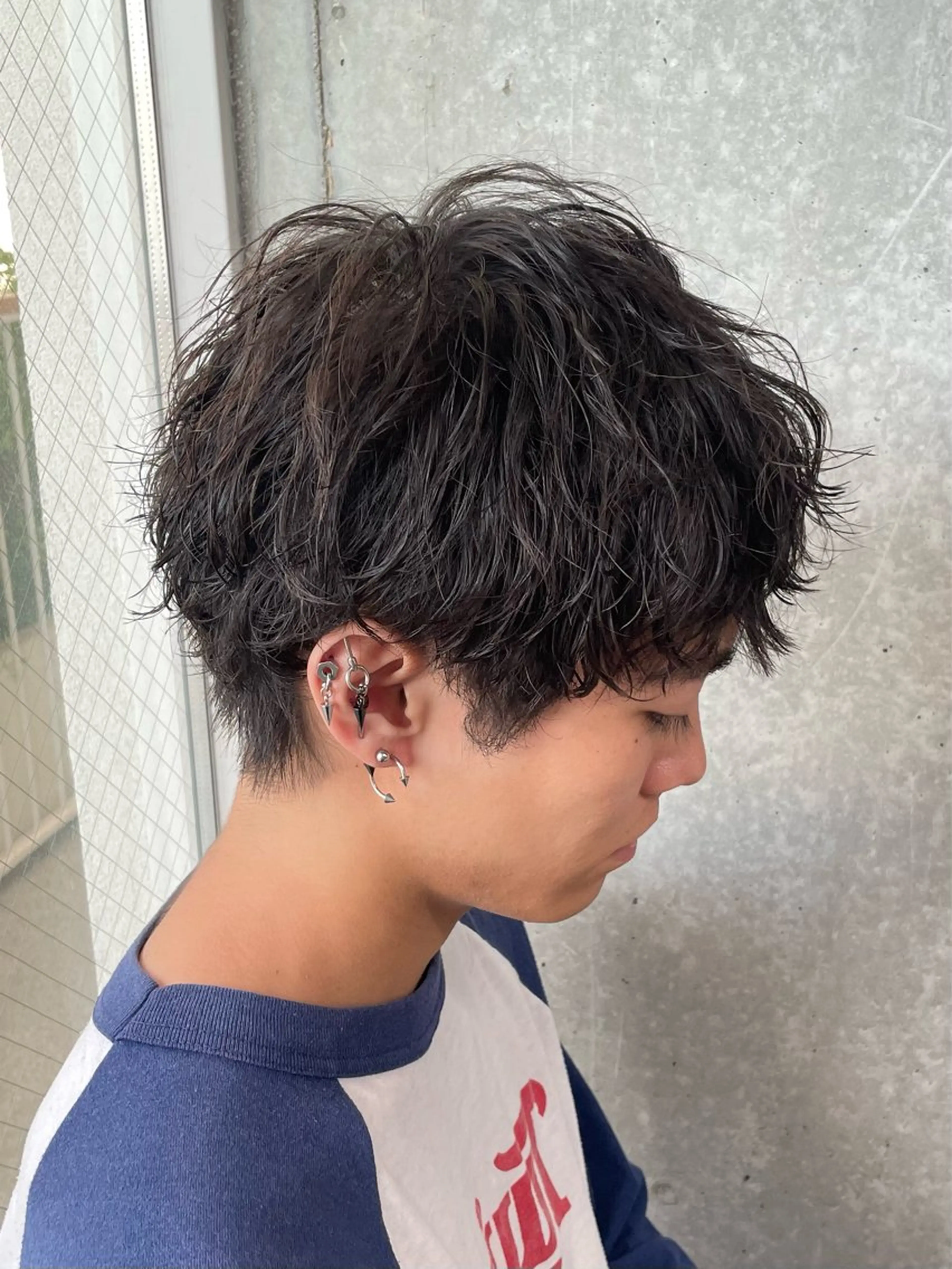 パーマ メンズ カット パーマ トリートメント ヘッドスパ ヘアセット 〖23時まで営業〗 ️🫧fuwa️🫧のヘアスタイル
