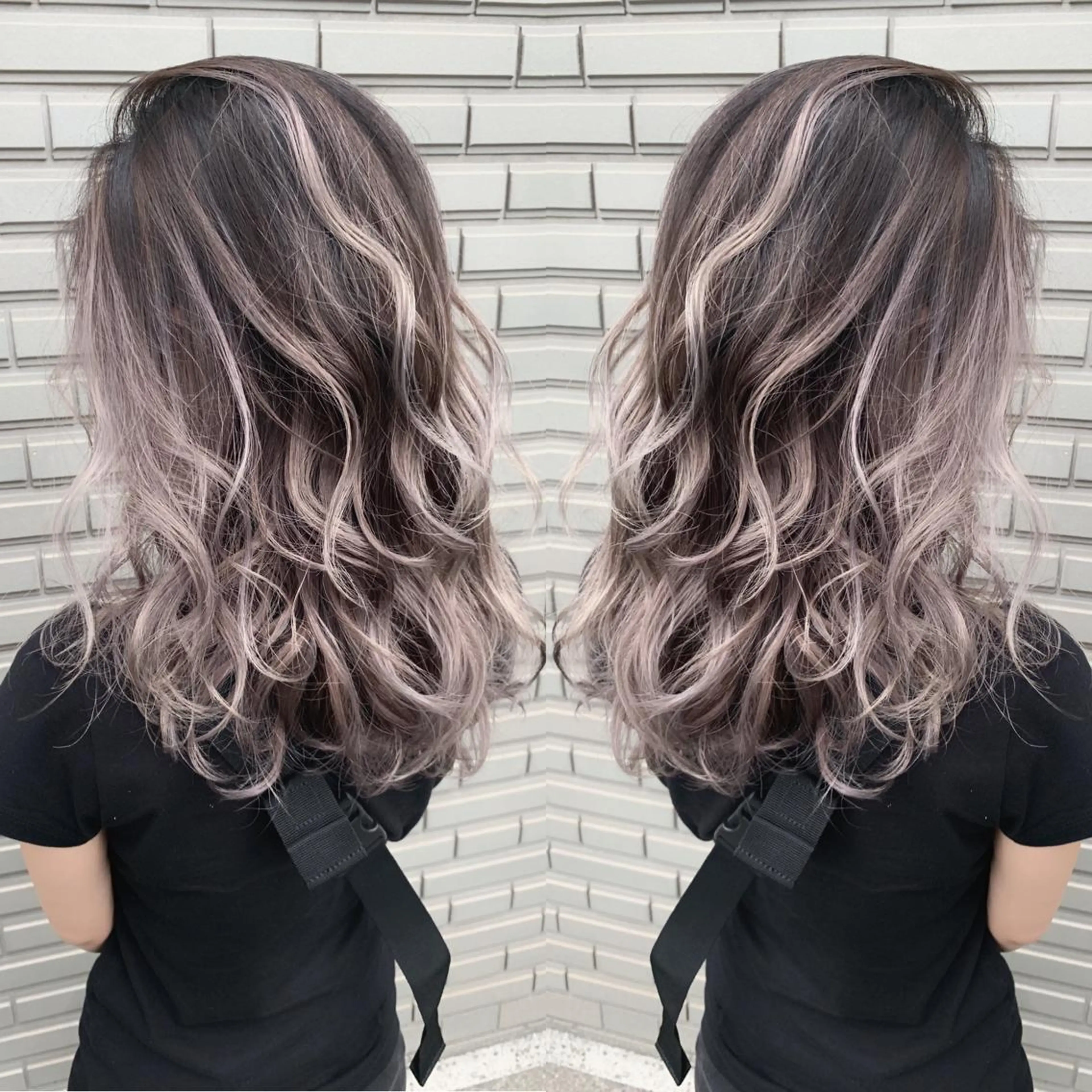 セミロング 可児 令路のヘアスタイル