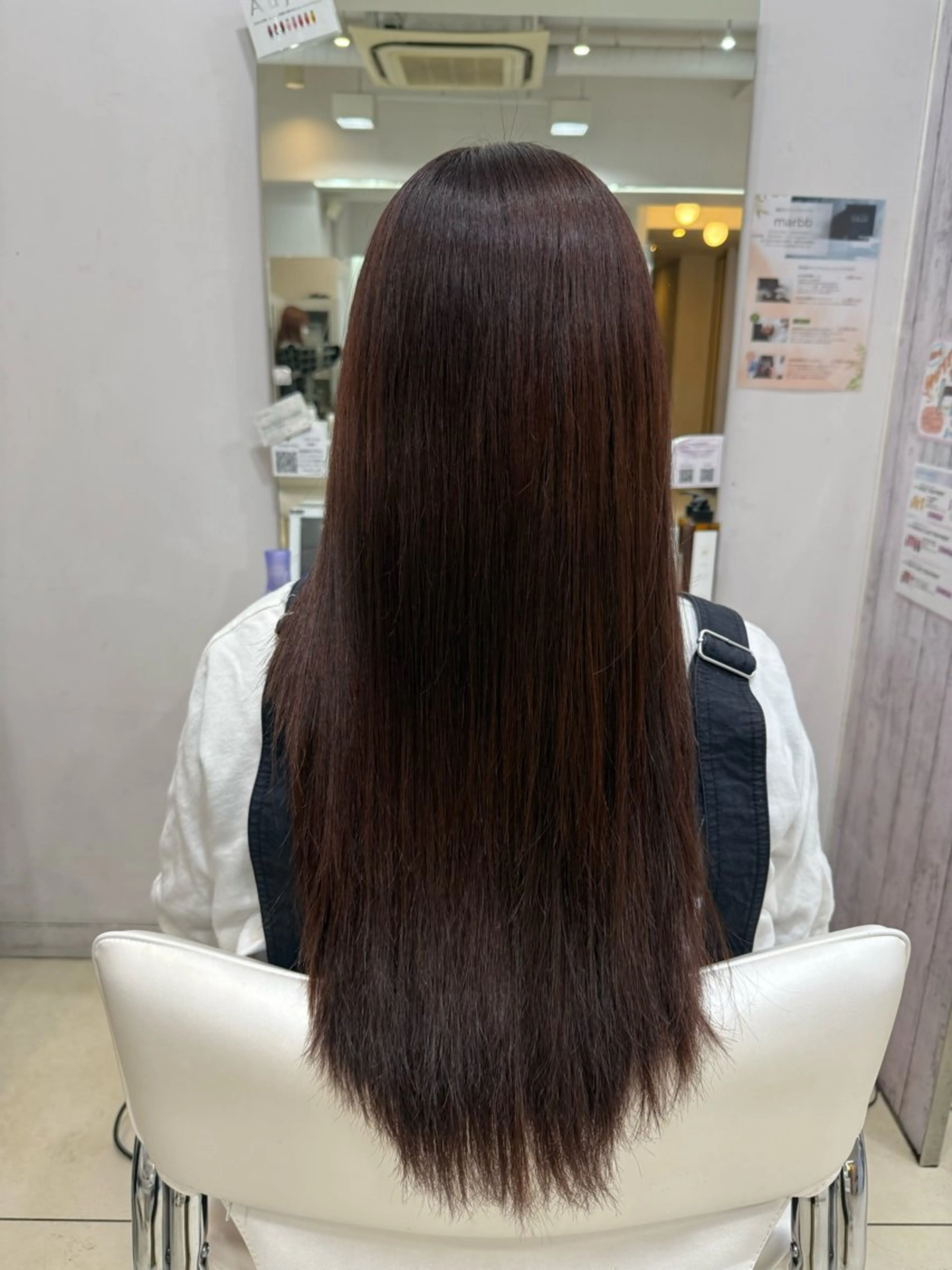 ロング カラー まとまらない髪に🌼 髪質改善｜長島 彩瑛のヘアスタイル