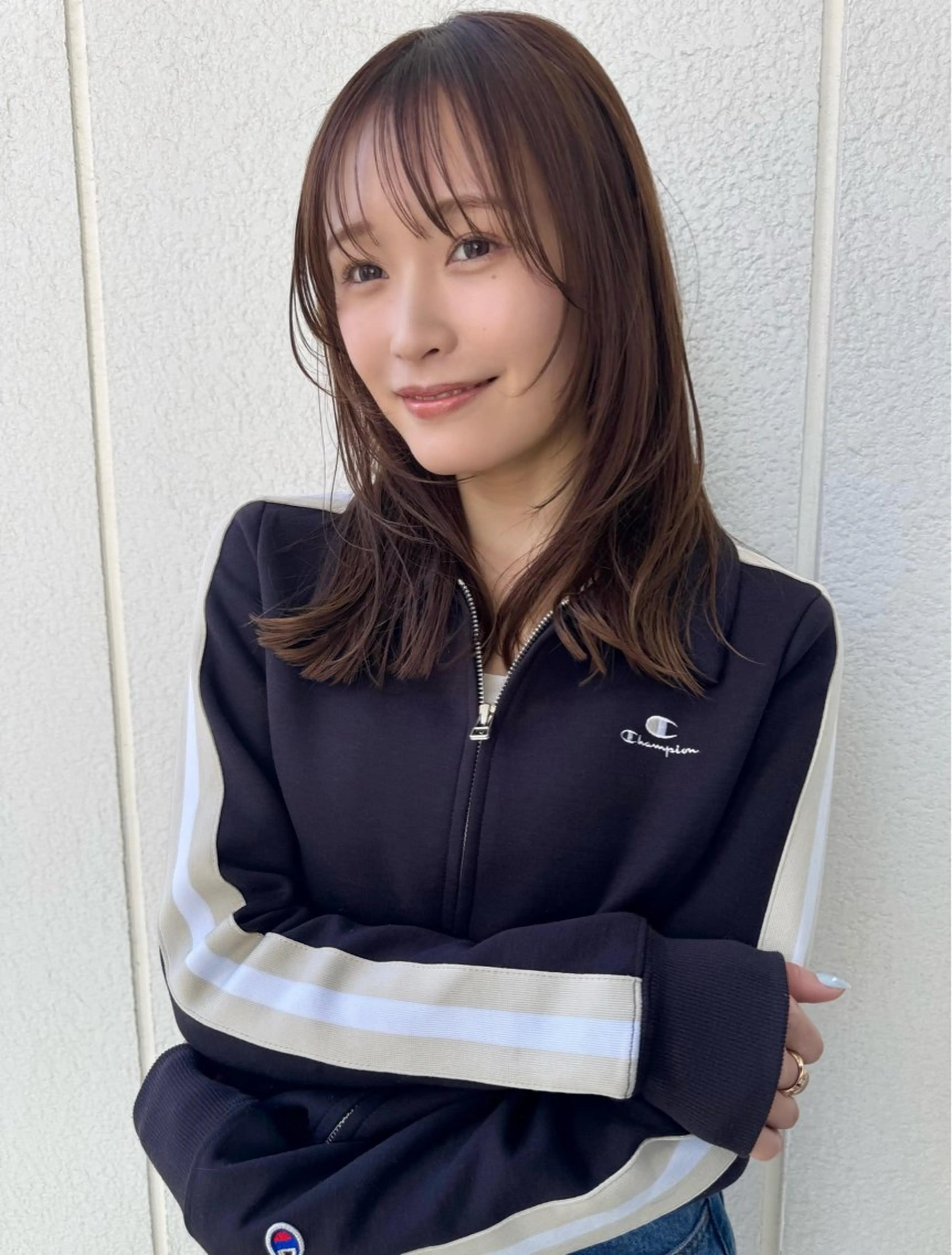 セミロング 平塚/顔周りレイヤー /寒色/きゅうとのヘアスタイル