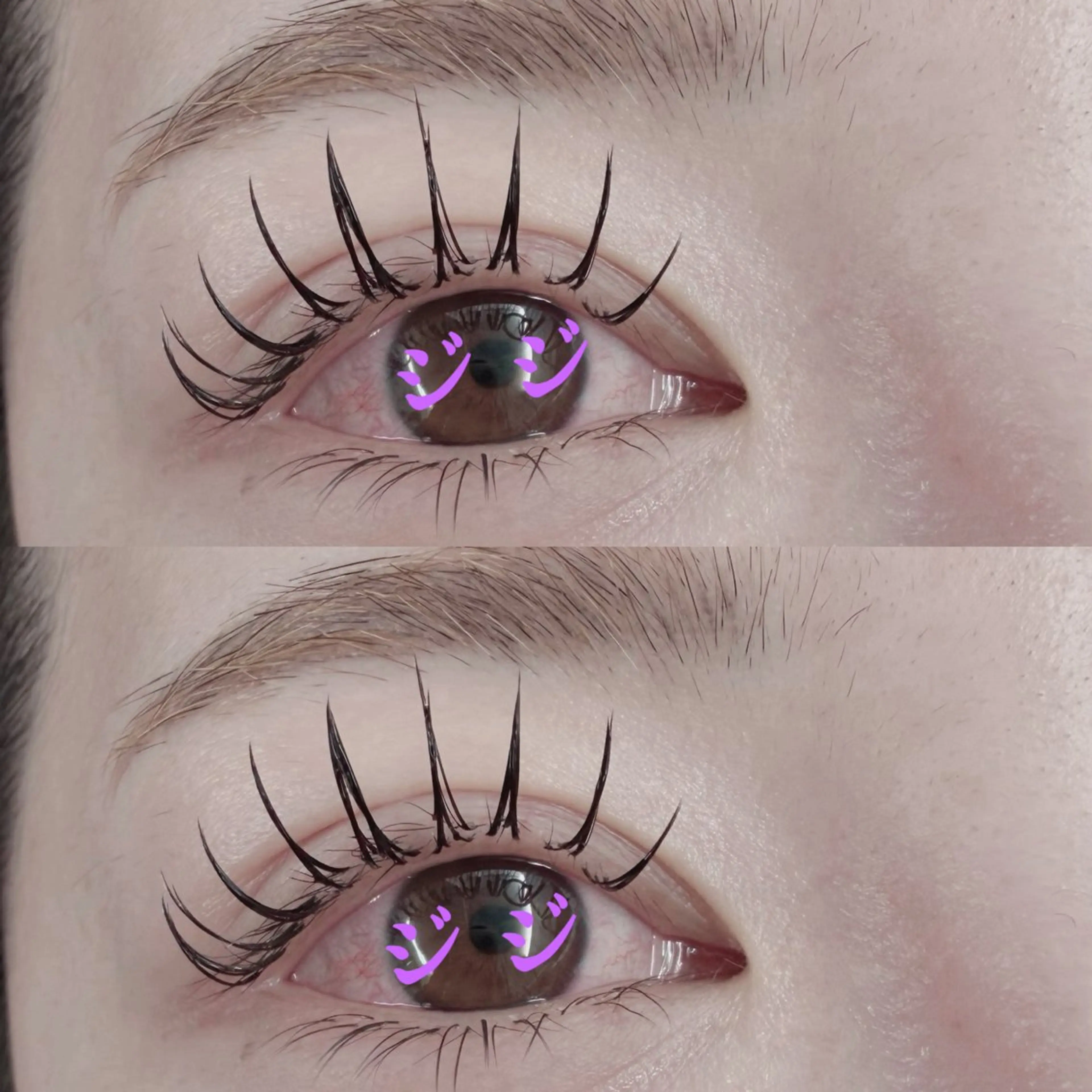 🔥ワンホンデザイン🔥上まつげ600本LED付き　オフ込みの写真