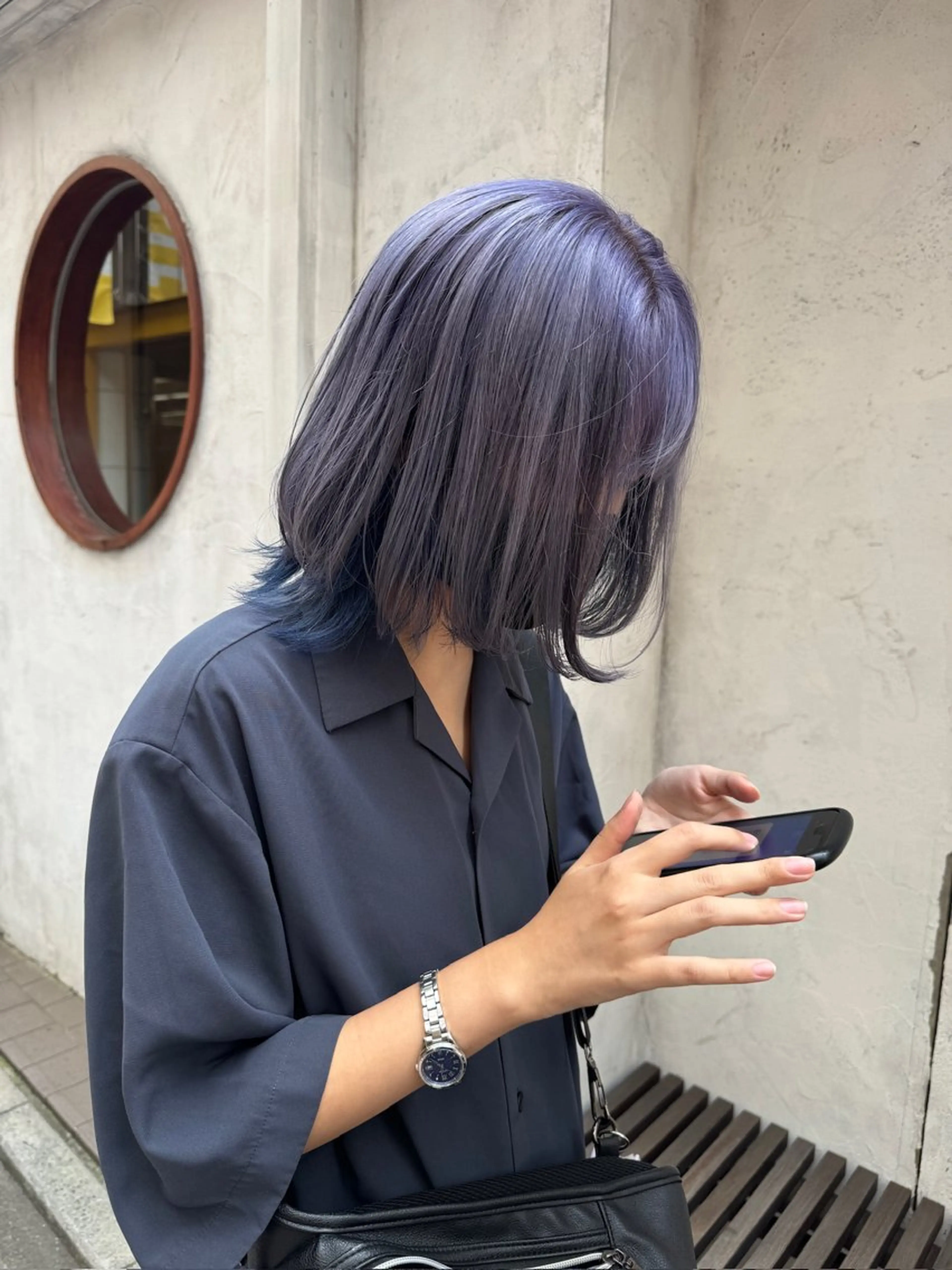 ミディアム カラー ヘアカラー だいすけ似合わせ/メ ンズ/カラー/パーマのヘアスタイル