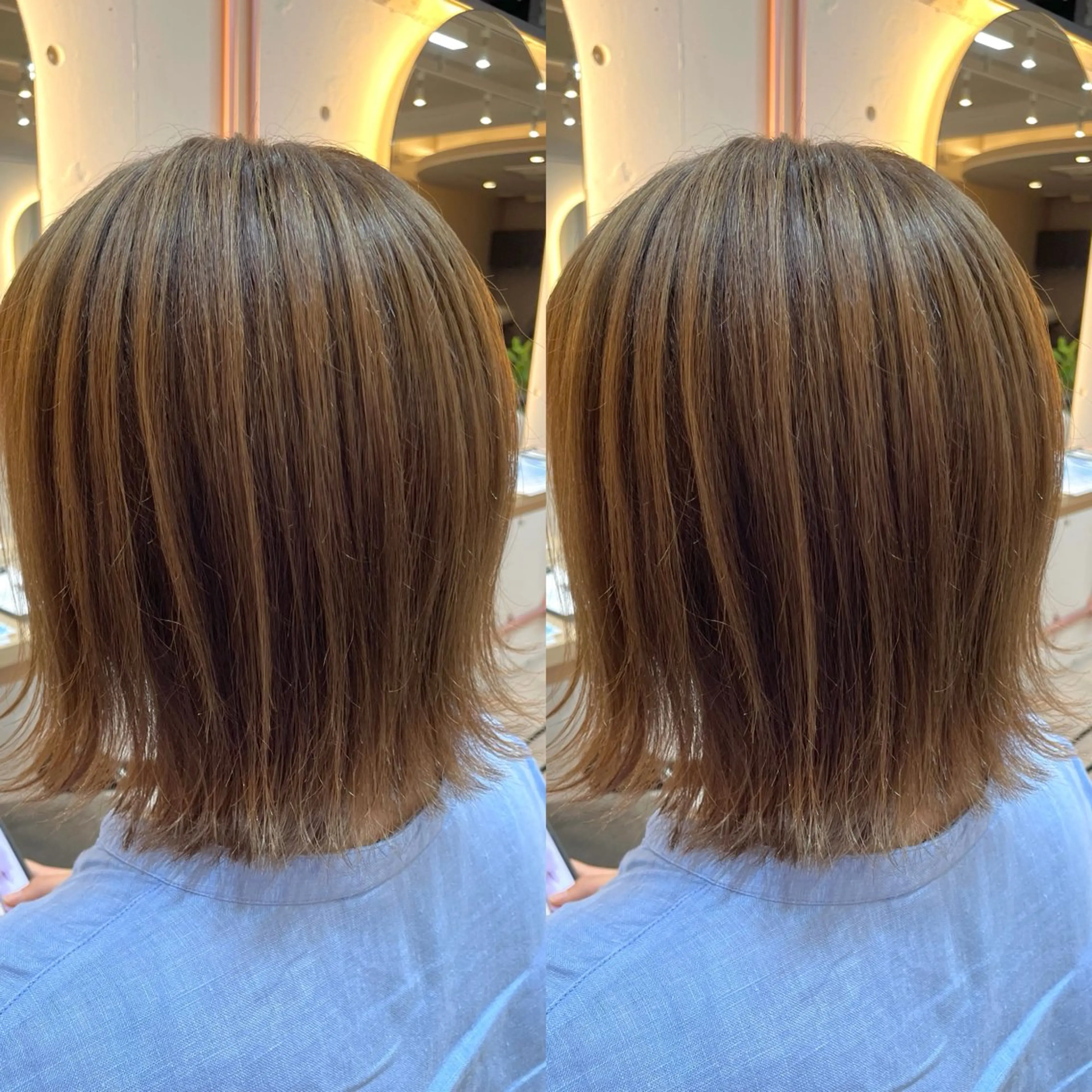 ショート カラー ヘアカラー トリートメント ヘアセット ブリーチ無し透明感 カラー🦕まどかのヘアスタイル
