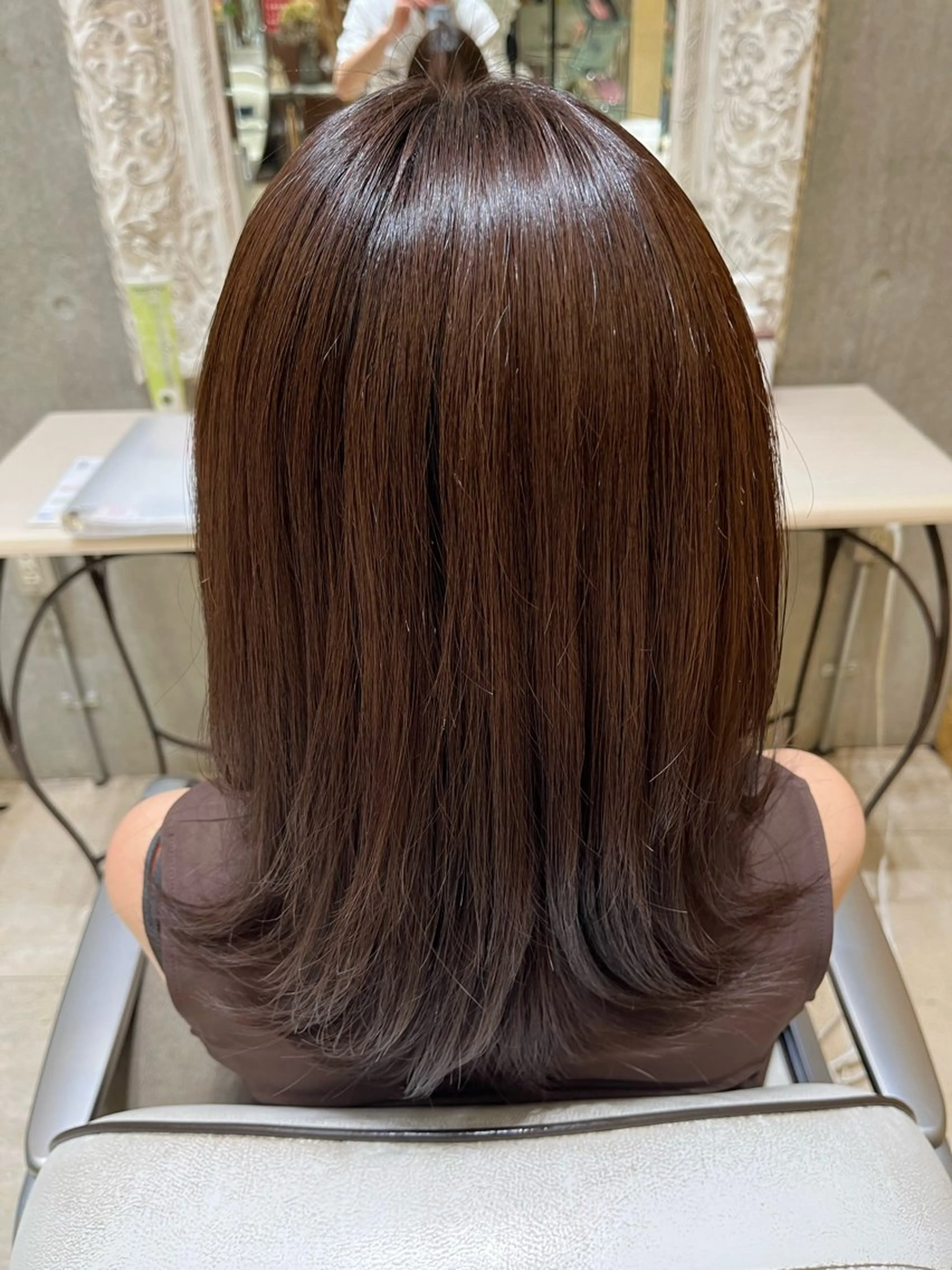 セミロング ヘアカラー トリートメント オブヘア　ウエスト店所属・鈴木 夏季/メンズのヘアスタイル