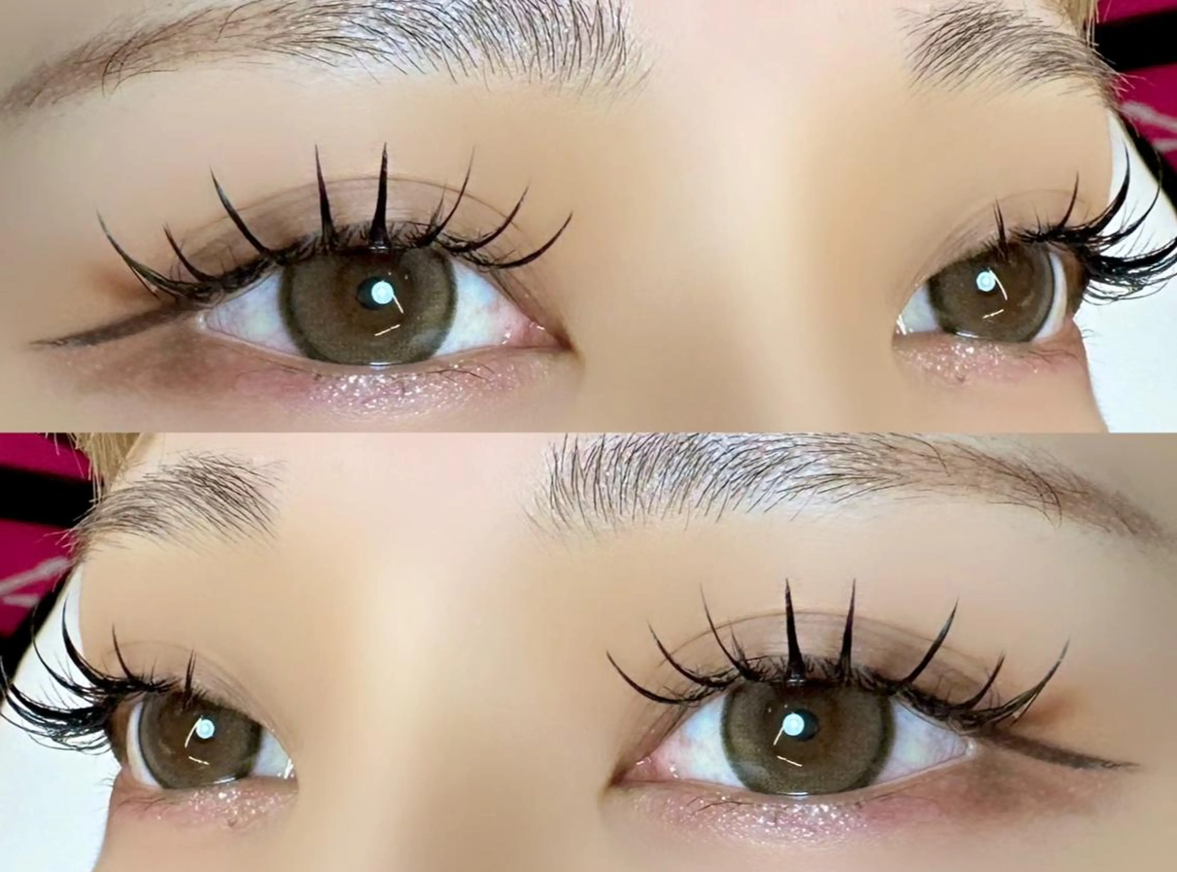 マツエク・マツパ 束感まつ毛 韓国風マツエク マツエク 🪽fein.🪽 eye&nail💞のネイルデザイン