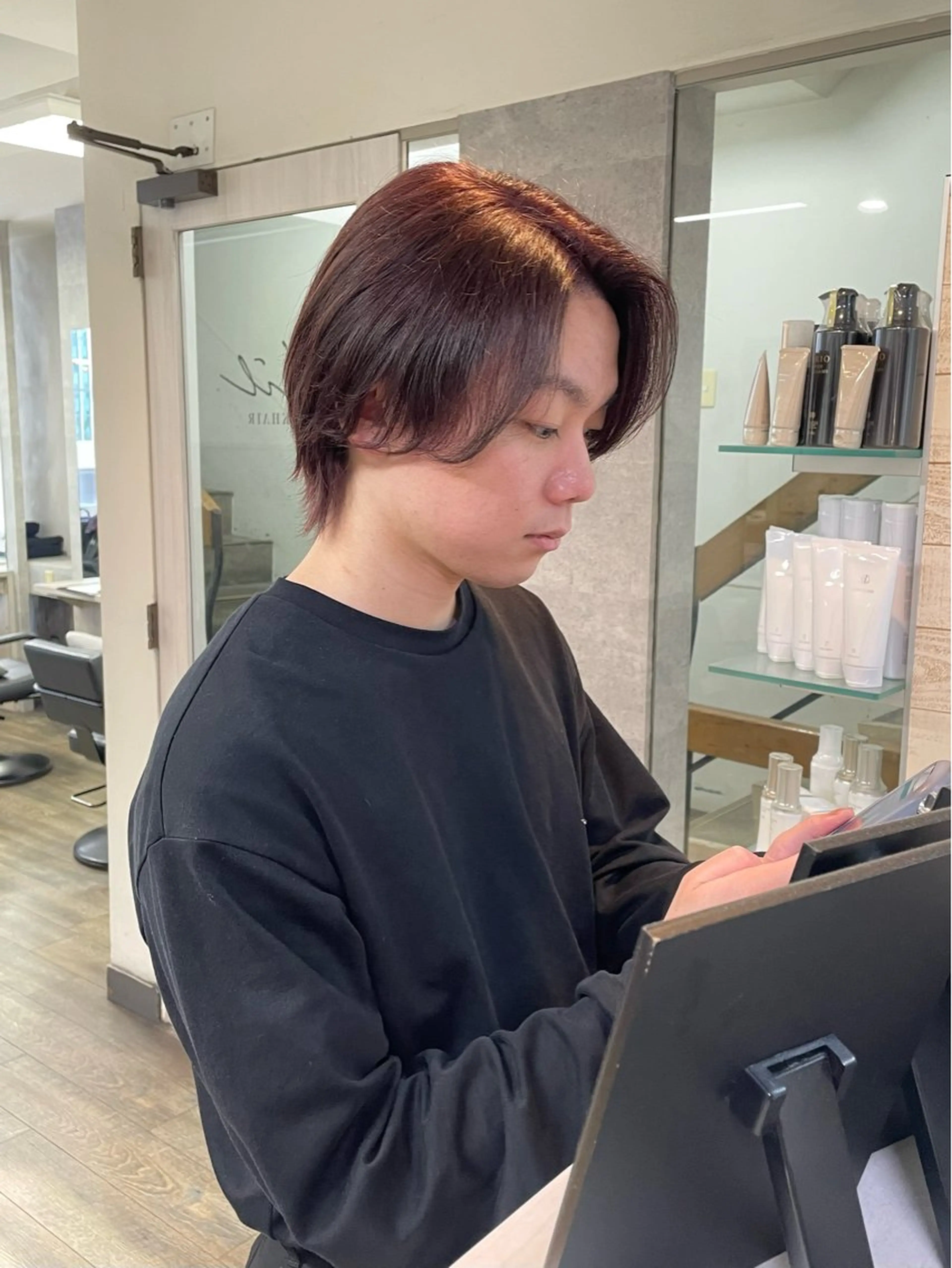 カラー カット ヘアカラー 西岡 幸穂のヘアスタイル