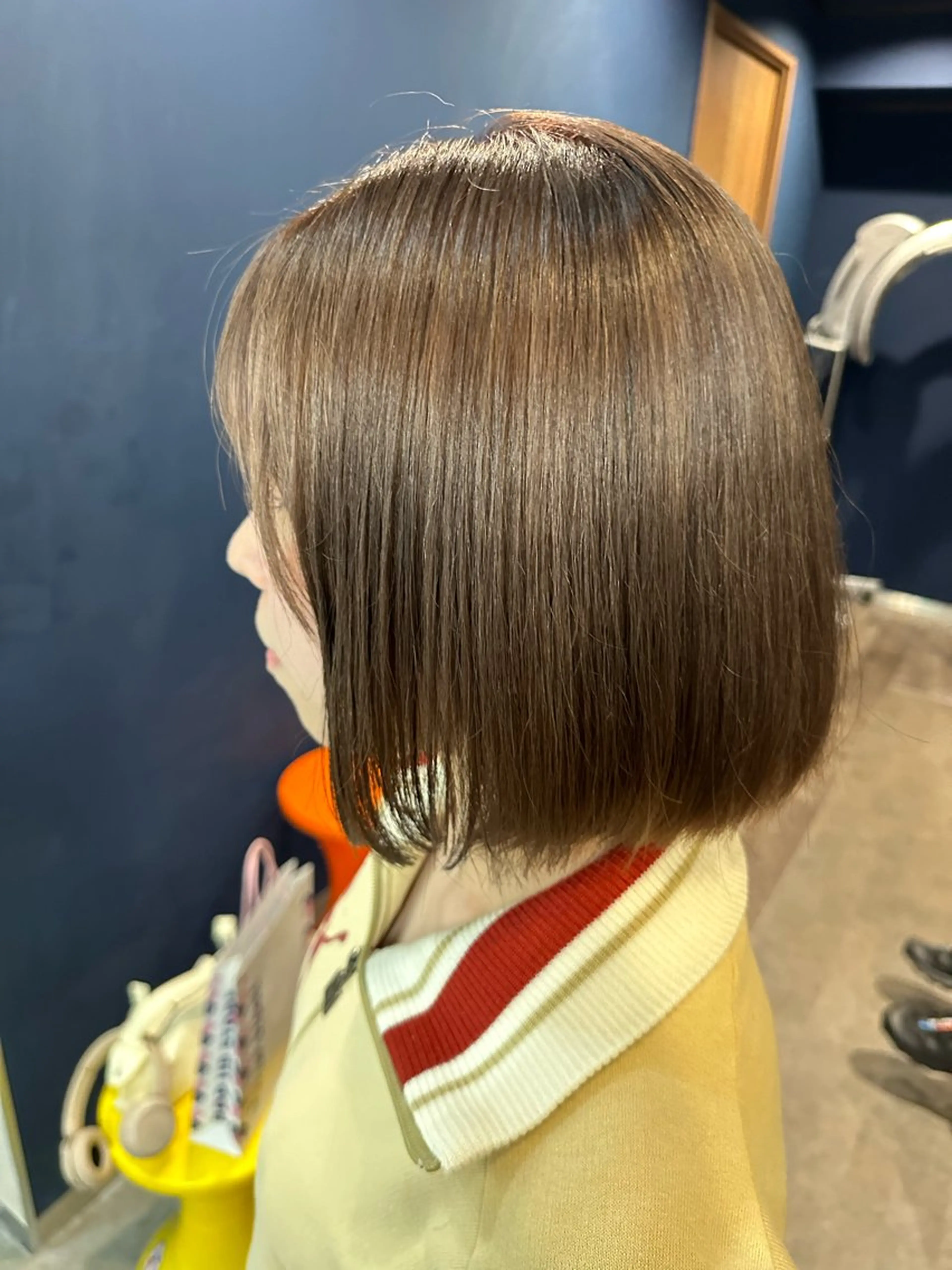 ショート カラー ベージュカラー ブリーチ ケアブリーチ ミルクティーベージュ ボブ ヘアカラー 小顔カット✨ 透明感カラー✨kyoのヘアスタイル