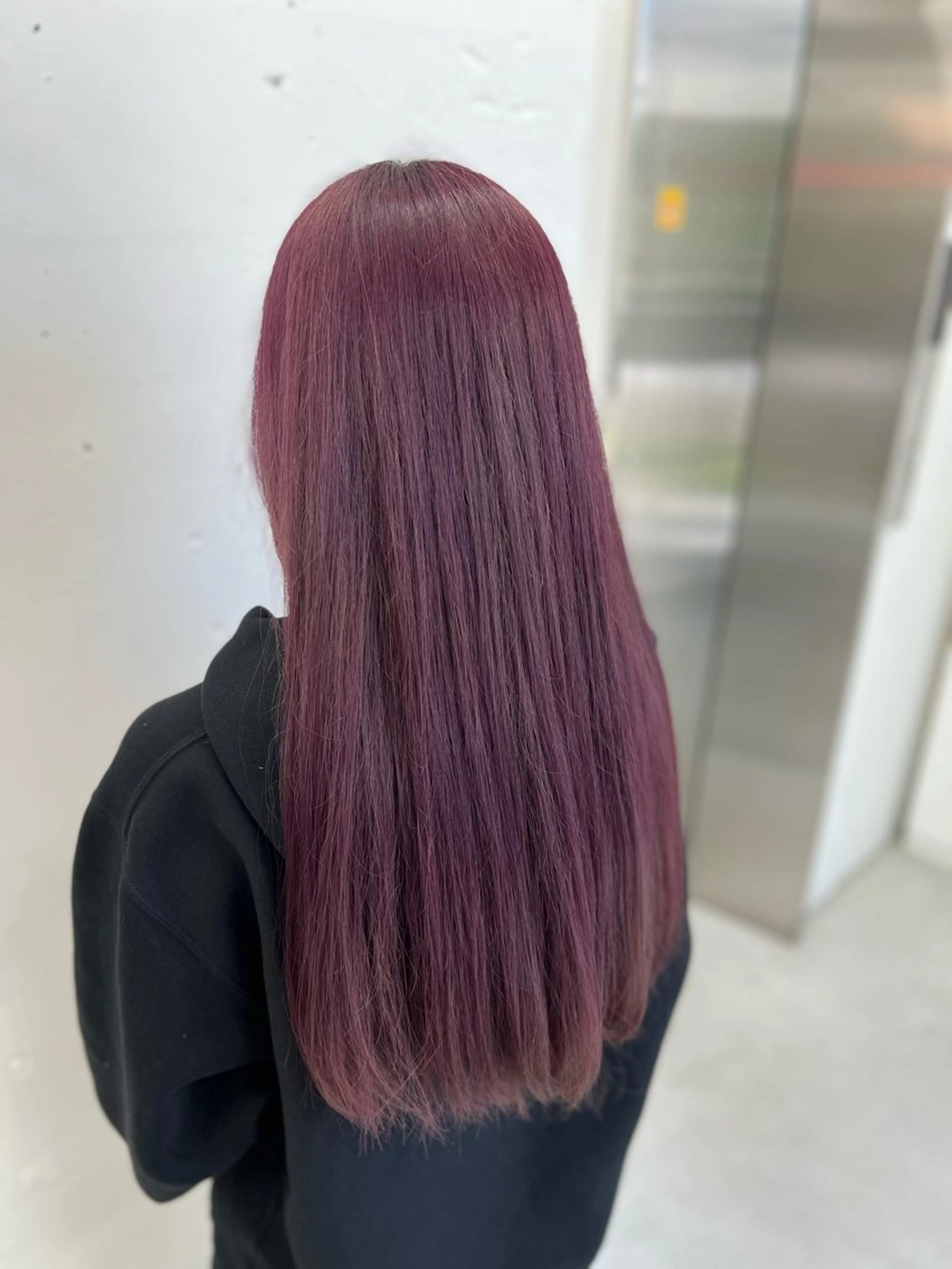 ロング カラー ブリーチ 透明感カラー ラベンダーカラー ピンクカラー パープルカラー ヘアカラー トリートメント あすか JILLSTUDIOのヘアスタイル