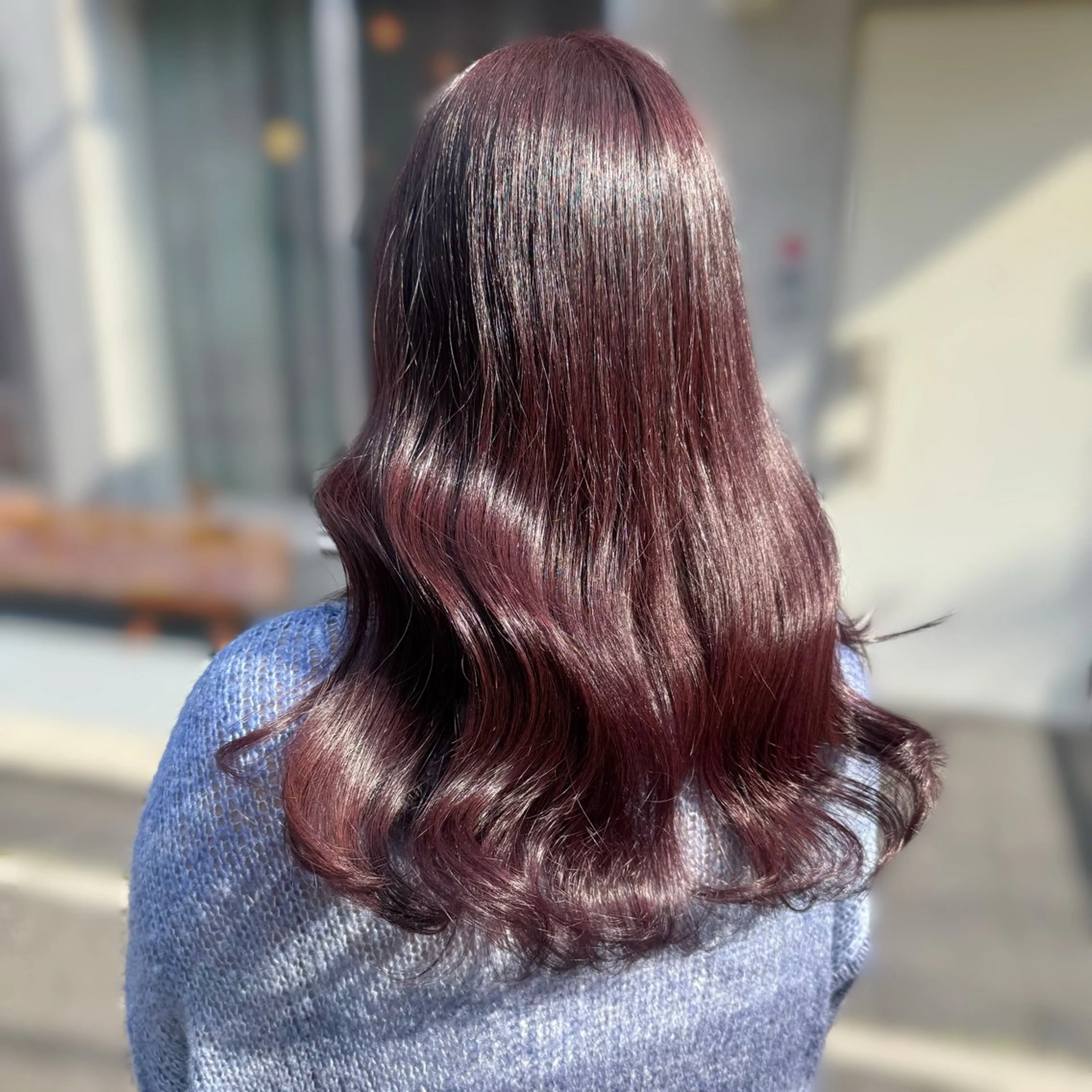 セミロング カラー kana ブリーチなしカラー✨のヘアスタイル