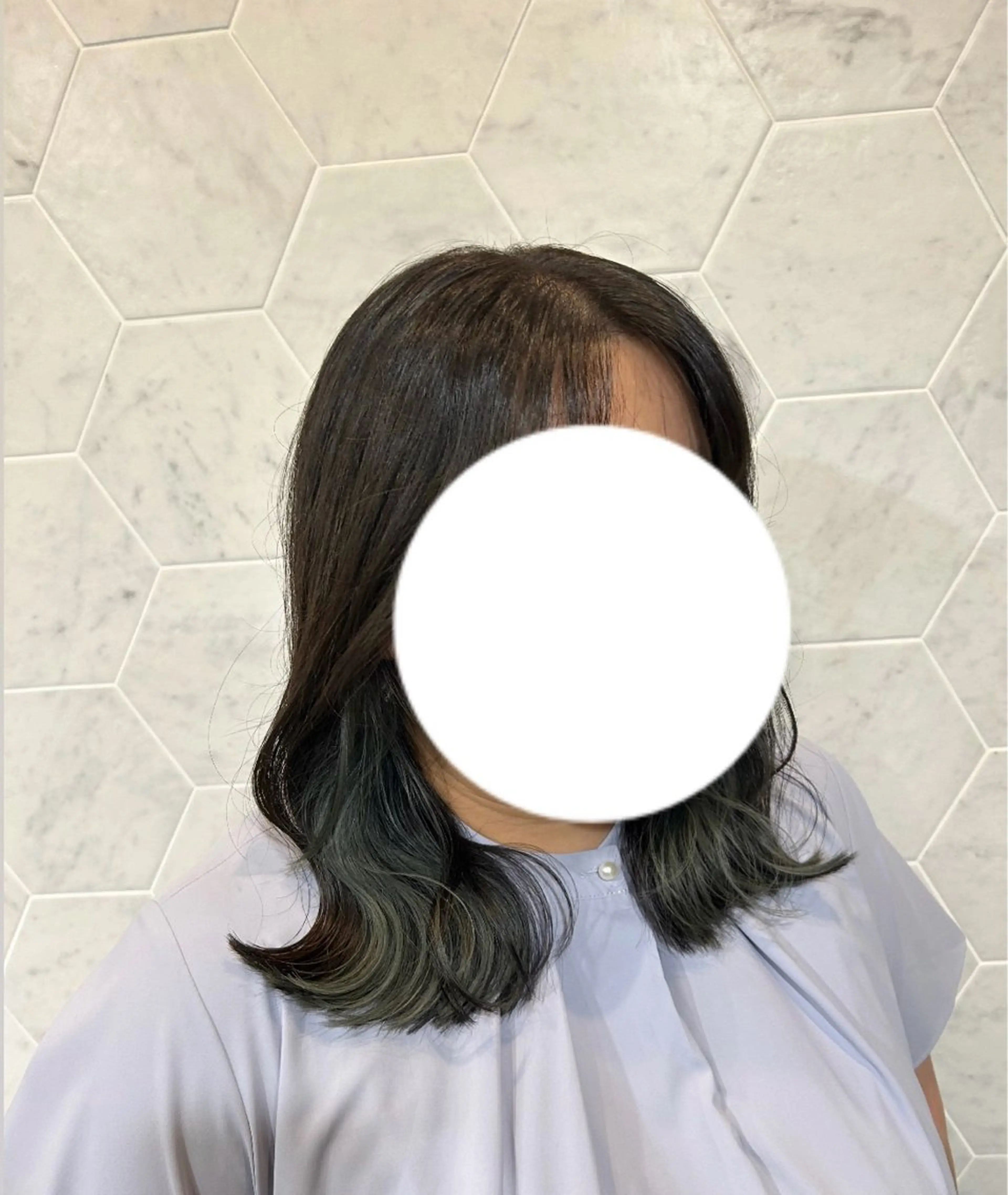 ミディアム カラー hairsalon ulu所属・仙台/抜け感カラー /工藤のヘアスタイル