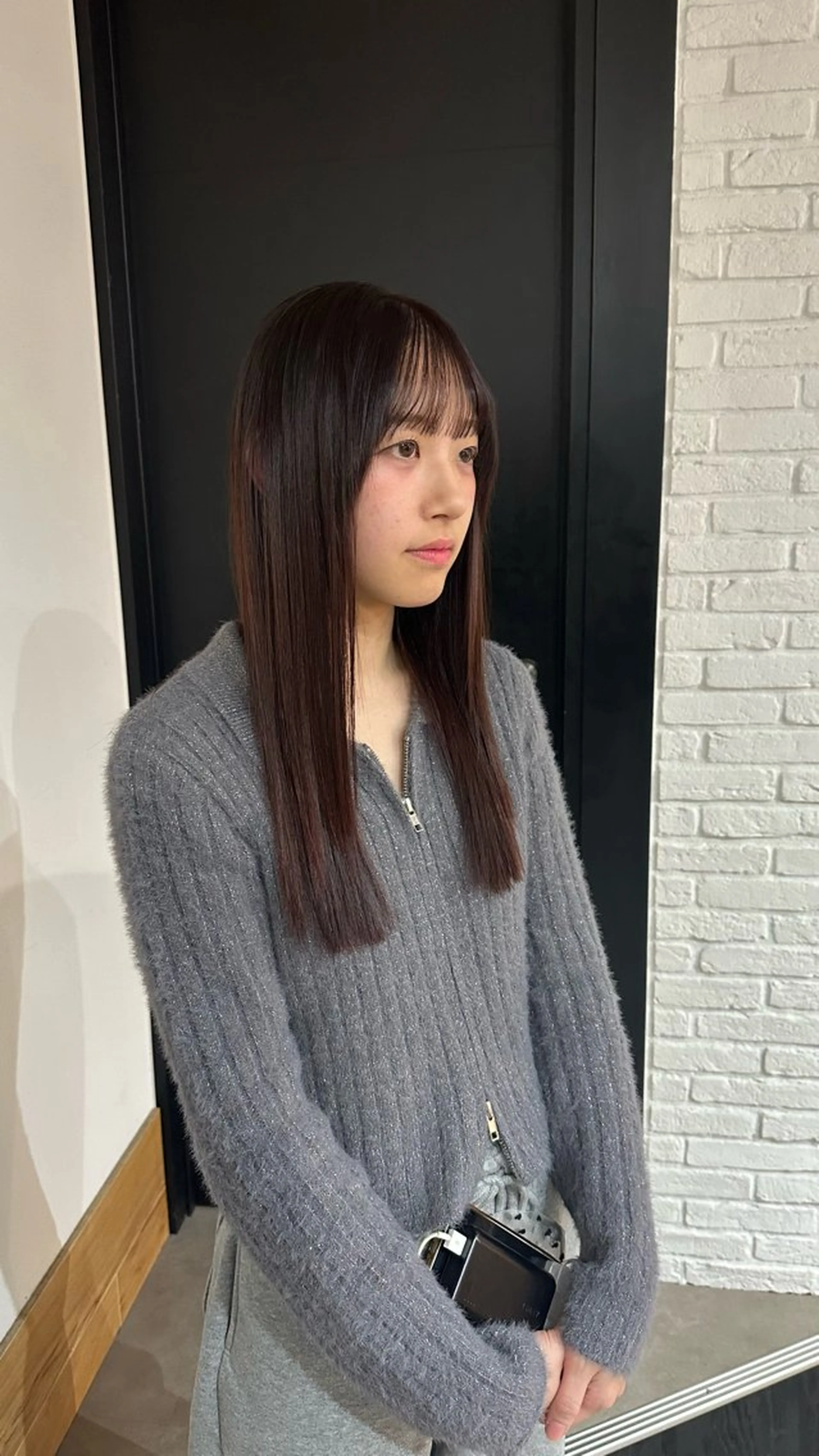 ロング カラー ラベンダーカラー ピンクカラー ピンクラベンダー カット ヘアカラー 豊中徒歩1分/ towa/AIのヘアスタイル