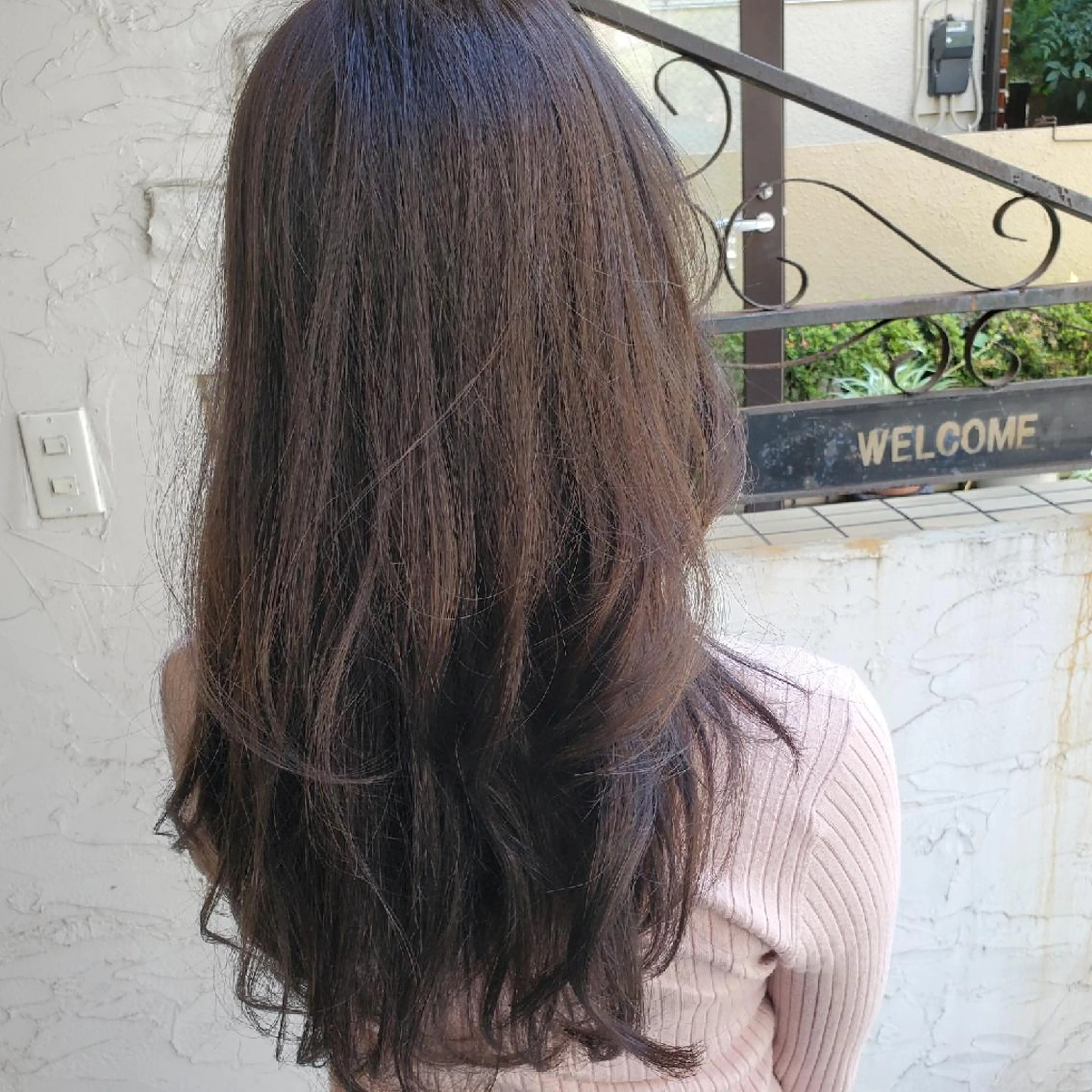 ロング カラー カット ヘアカラー トリートメント フリーランス所属・韓国ヘア レイヤー くびれヘアMATSUのヘアスタイル