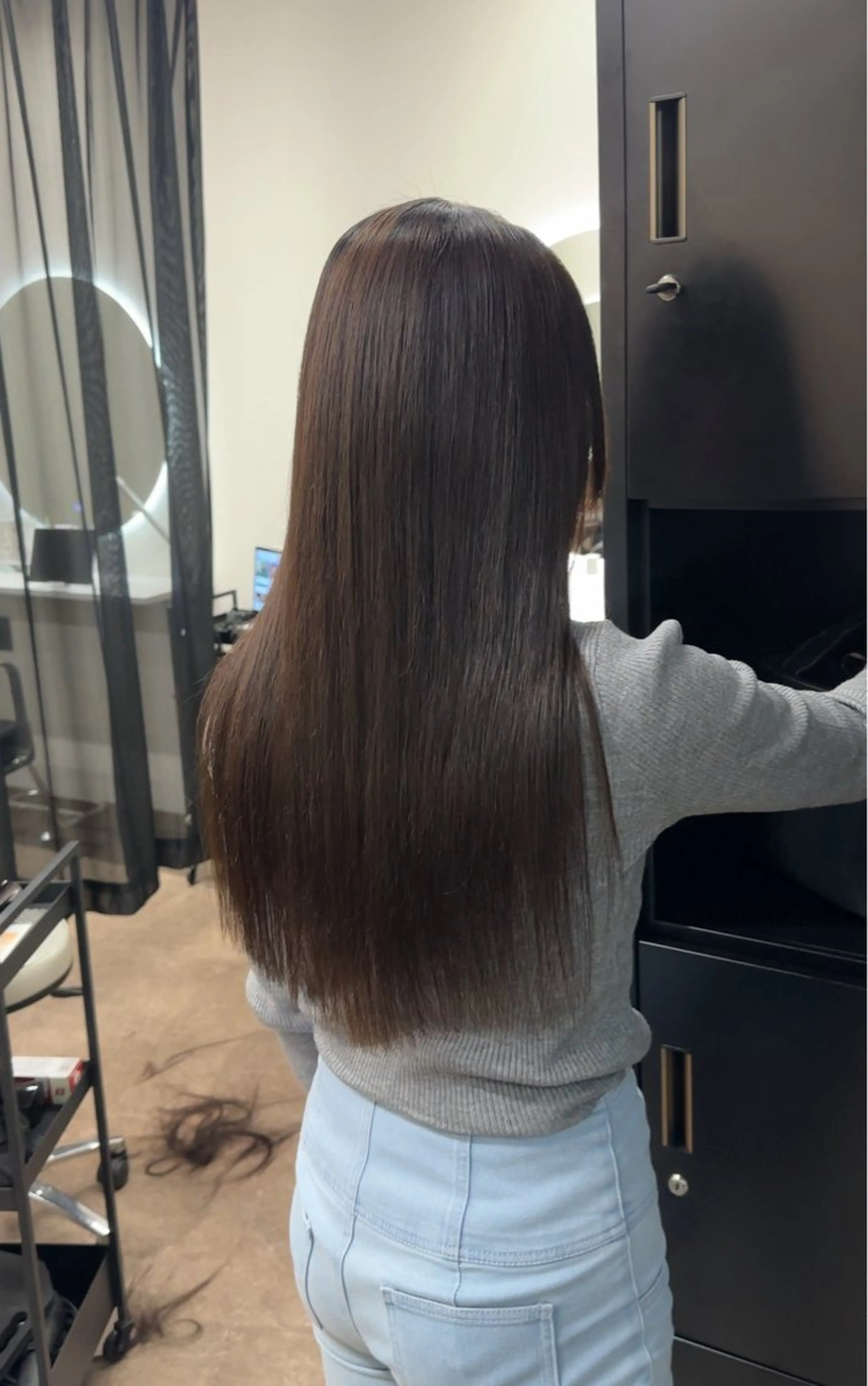 ロング 髪質改善 カット 縮毛矯正 今だけお得な クーポン◎井口朝香のヘアスタイル