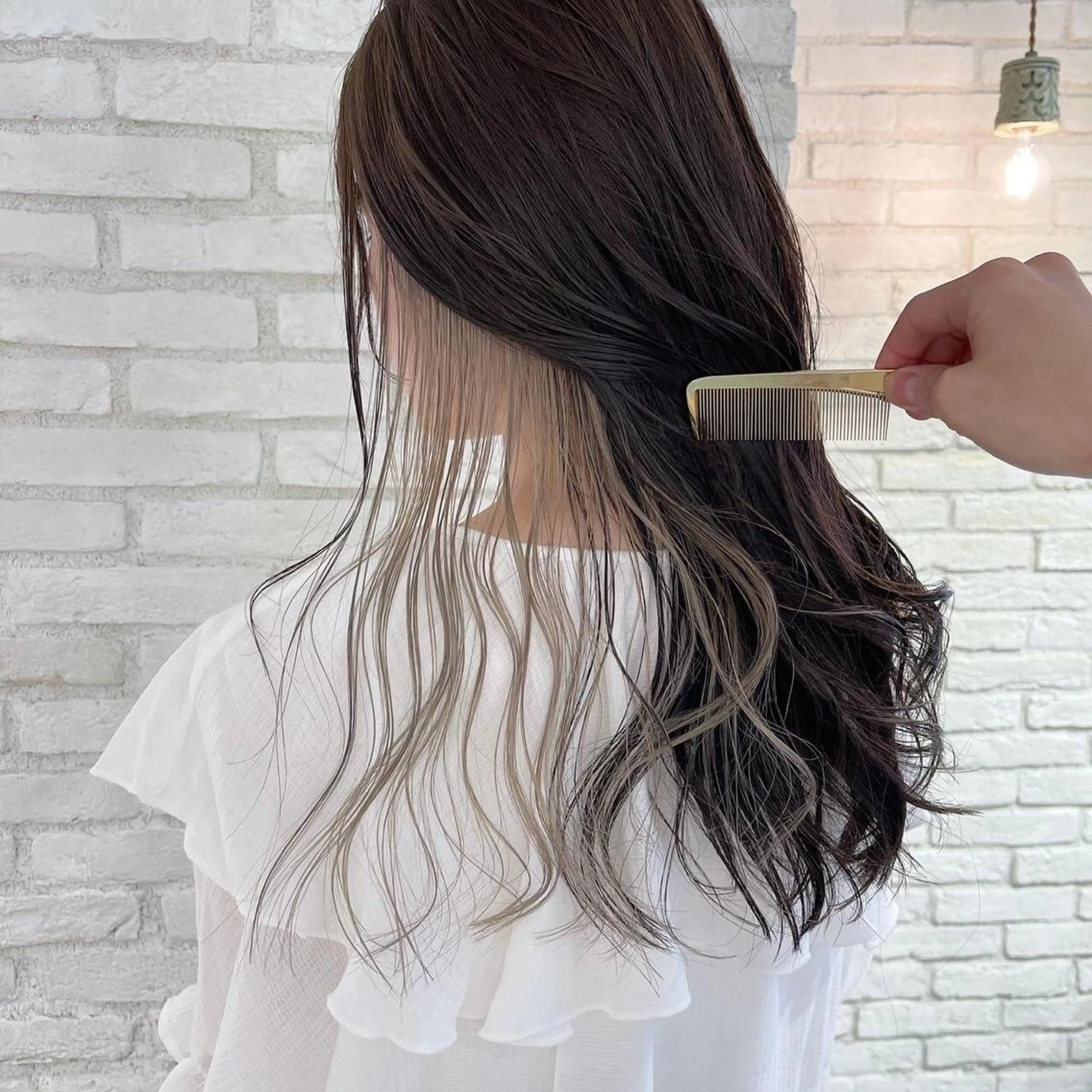 ロング 髪質改善　ANFINI 仙台所属・仙台Ｉ韓国レイヤー Ｉ髪質改善Ｉ伊藤拓海のヘアスタイル