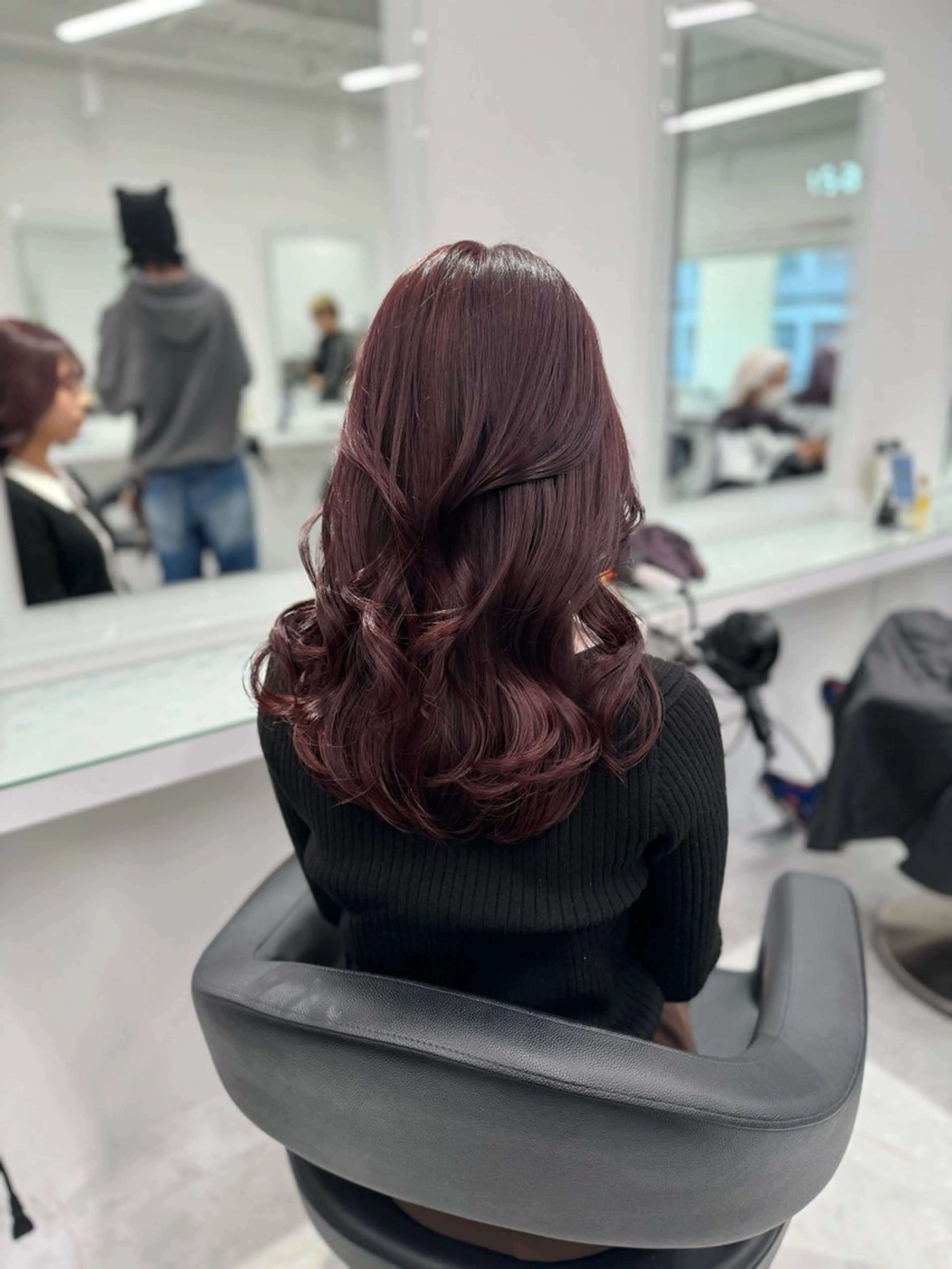 ロング ヘアカラー お洒落暖色 🍒AOI🍒のヘアスタイル