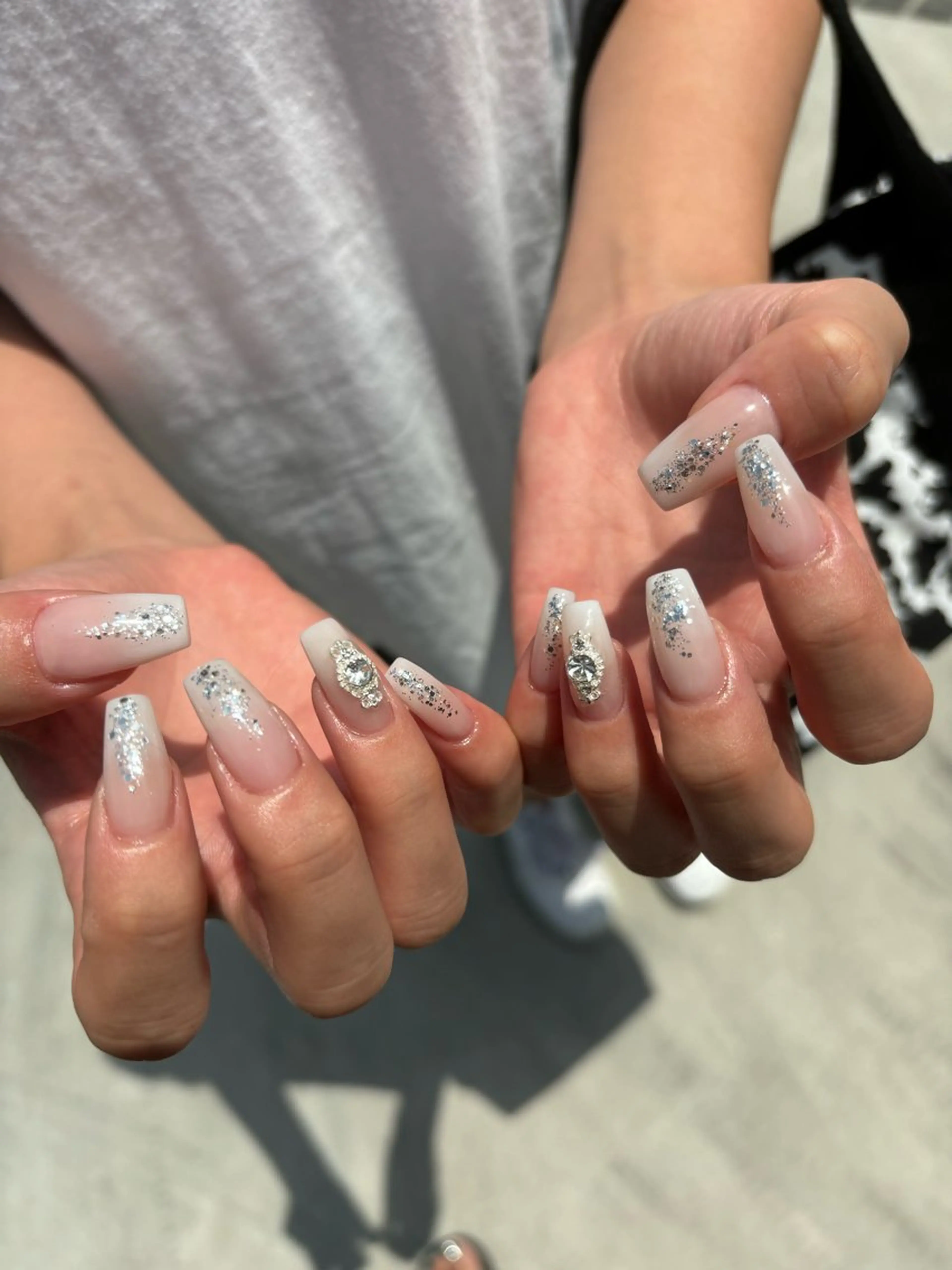 ネイル グラデーション スカルプネイル ハンドネイル happiness nailのネイルデザイン