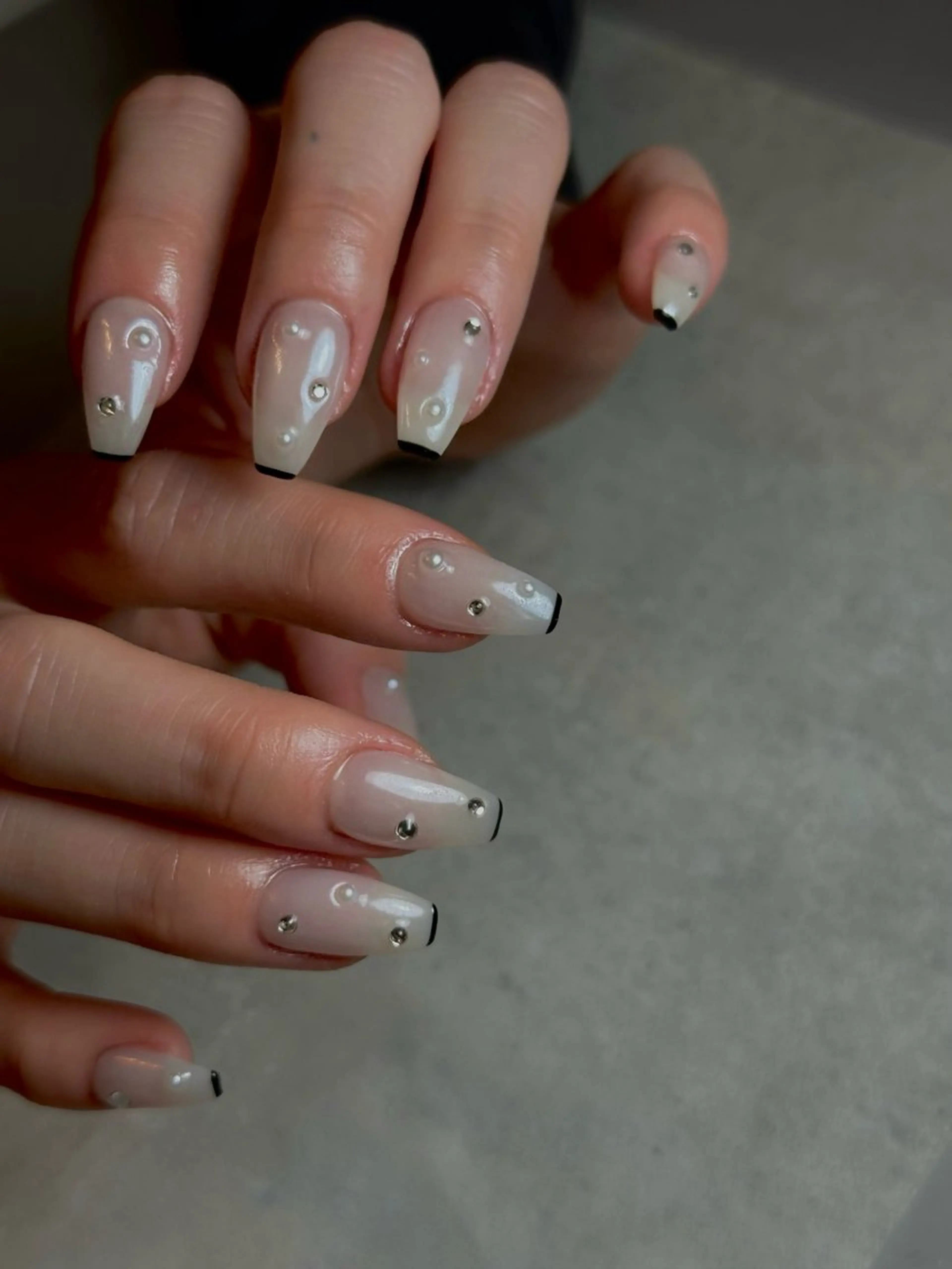 ネイル フレンチネイル ホワイト havi nailのネイルデザイン