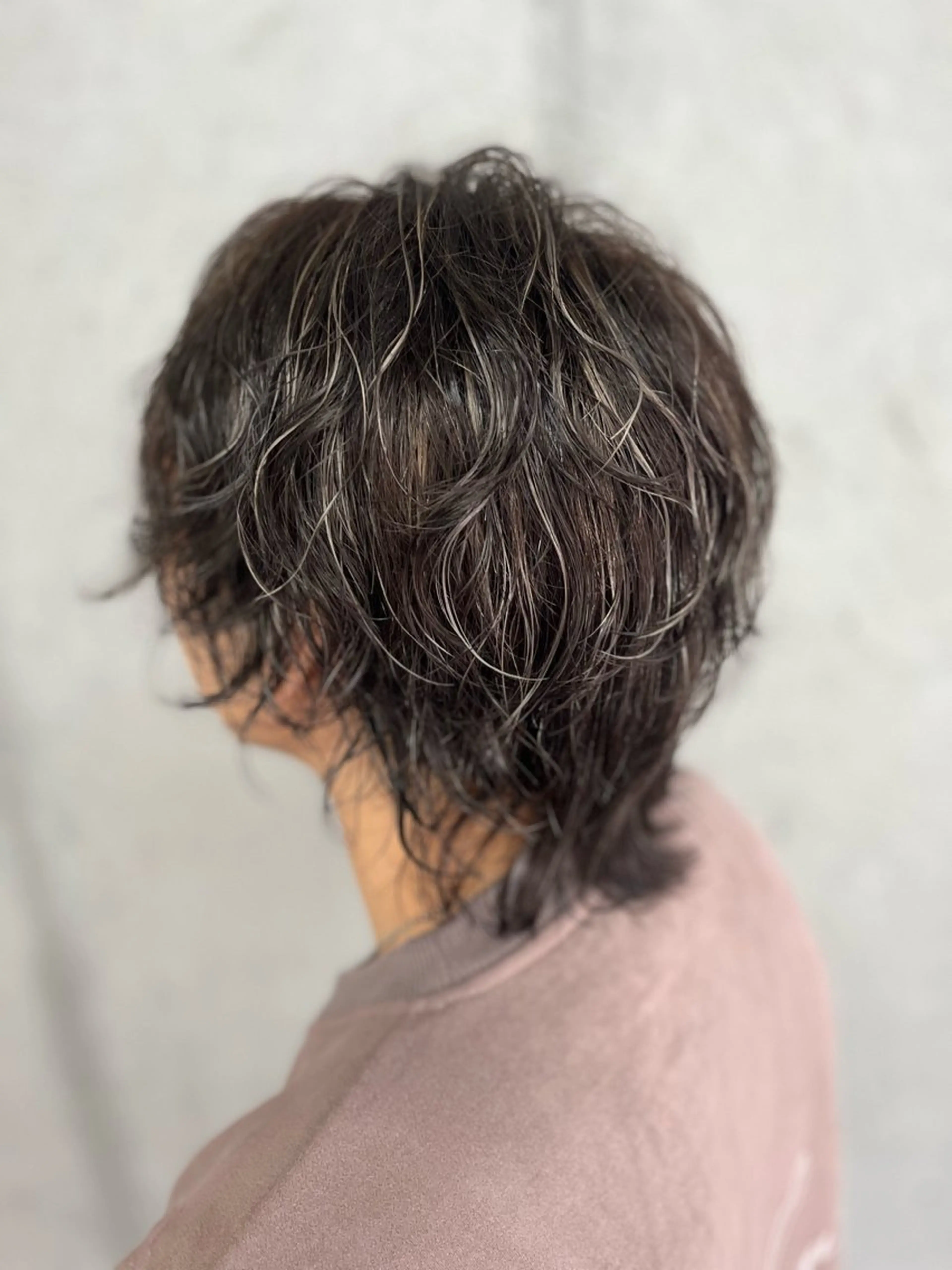 ショート カラー メンズ パーマ Mariana雛/ ブリーチ/ハイライトのヘアスタイル