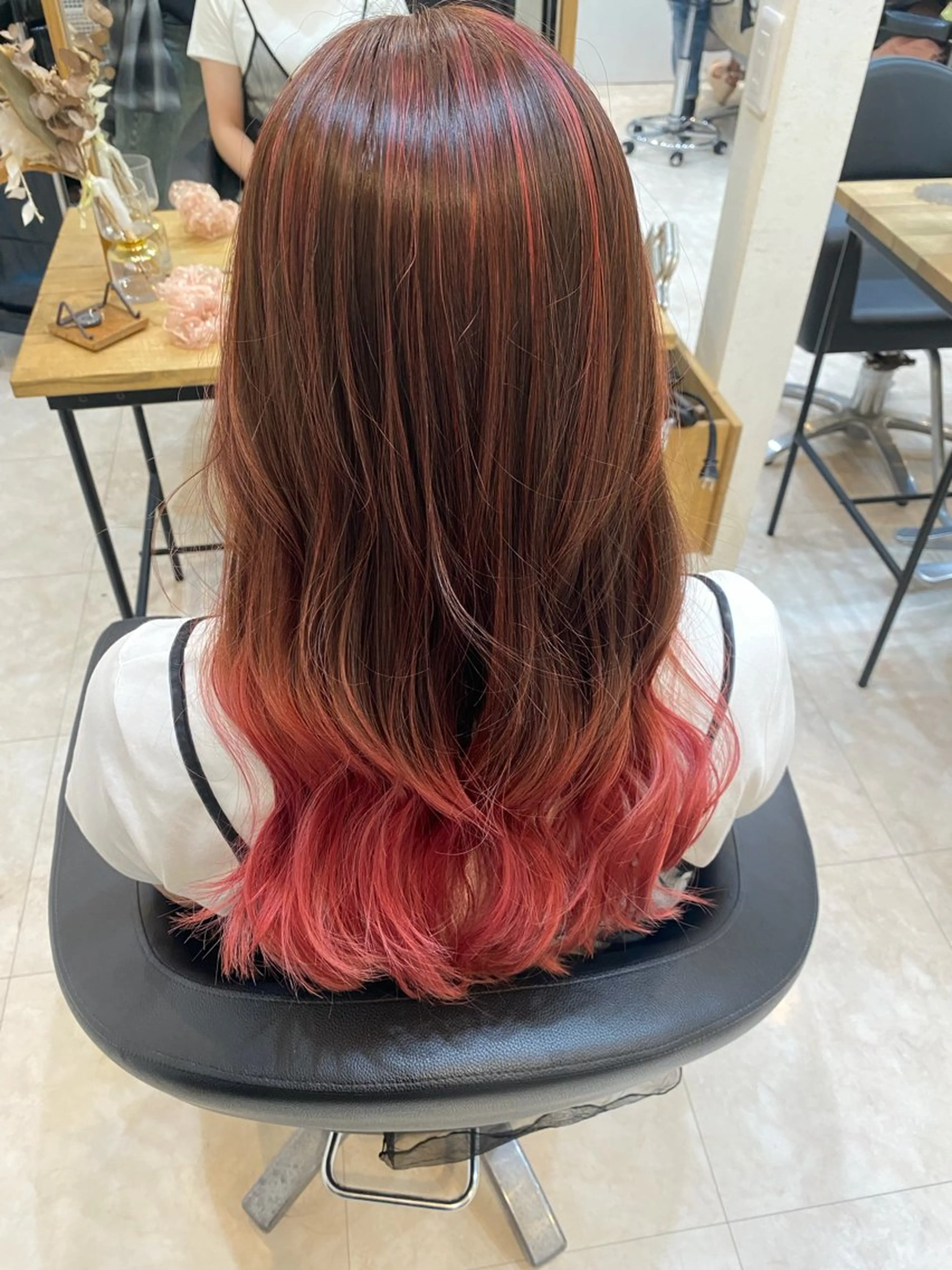 ロング カラー ヘアアレンジ グラデーションカラー ブリーチ/髪質改善/ メンズ/ KOKIのヘアスタイル