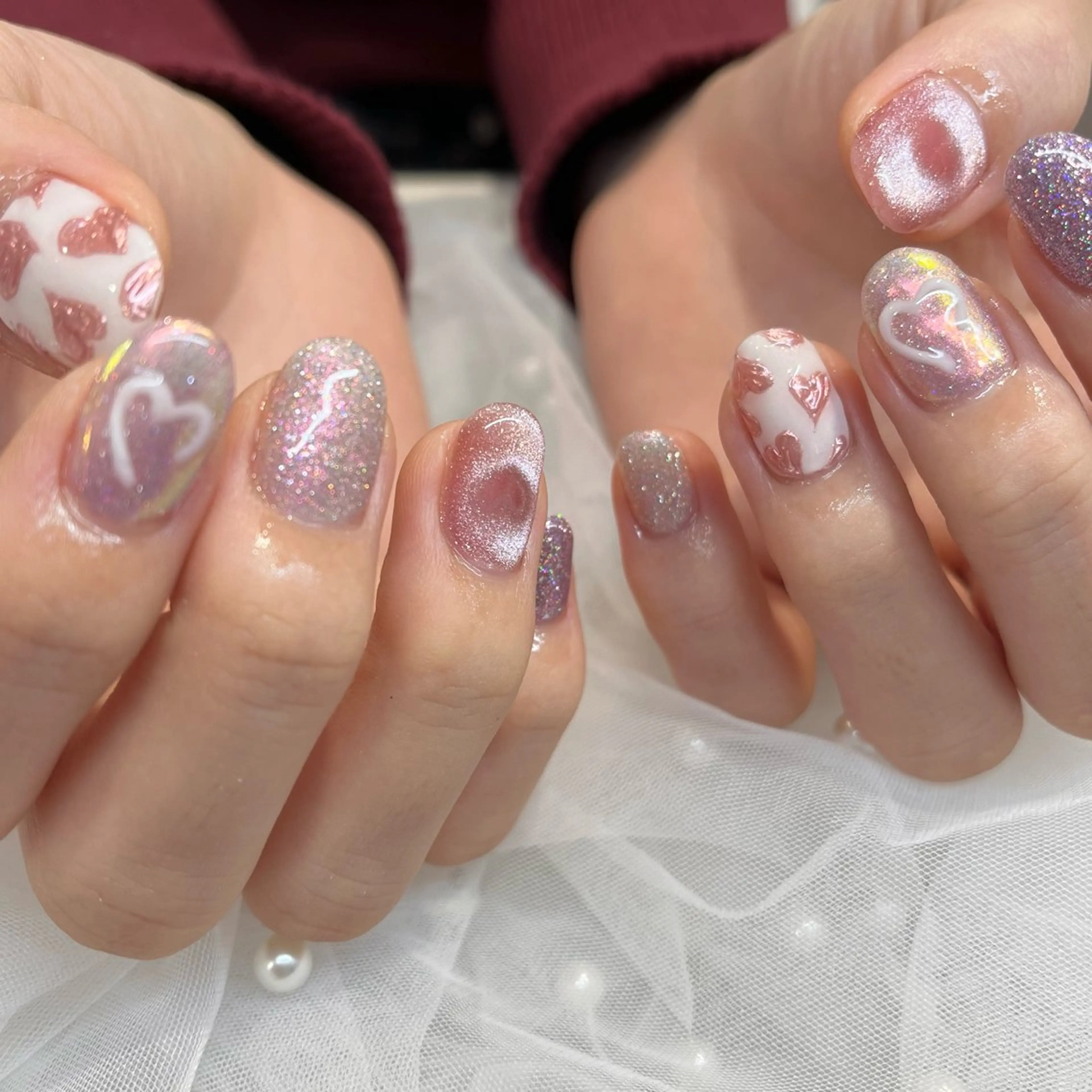 ネイル ハンドネイル 内田 里穂のネイルデザイン