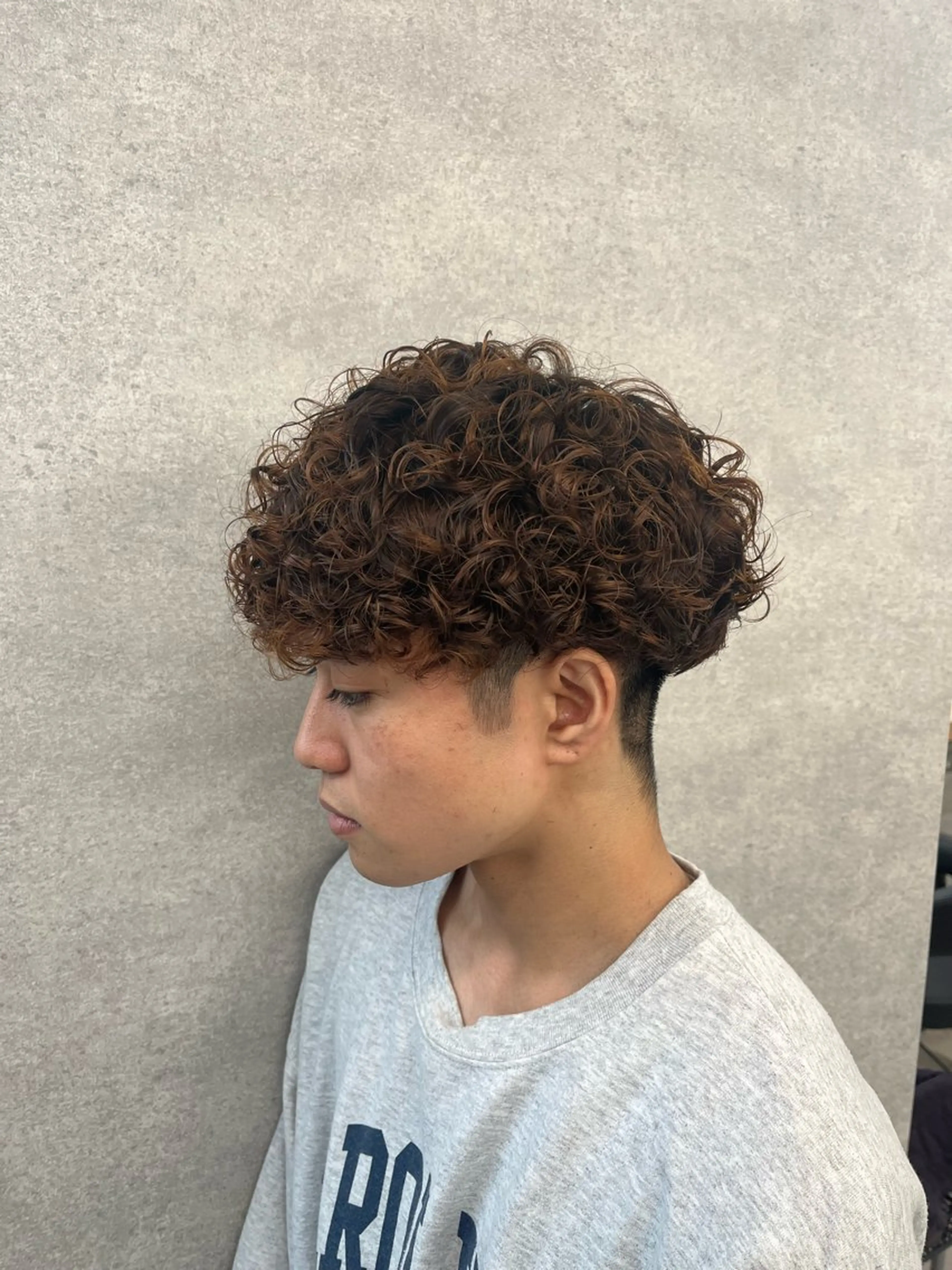 ショート カラー パーマ ヘアアレンジ メンズ キッズ 🔥メンズパーマ🔥 菅原楓のヘアスタイル