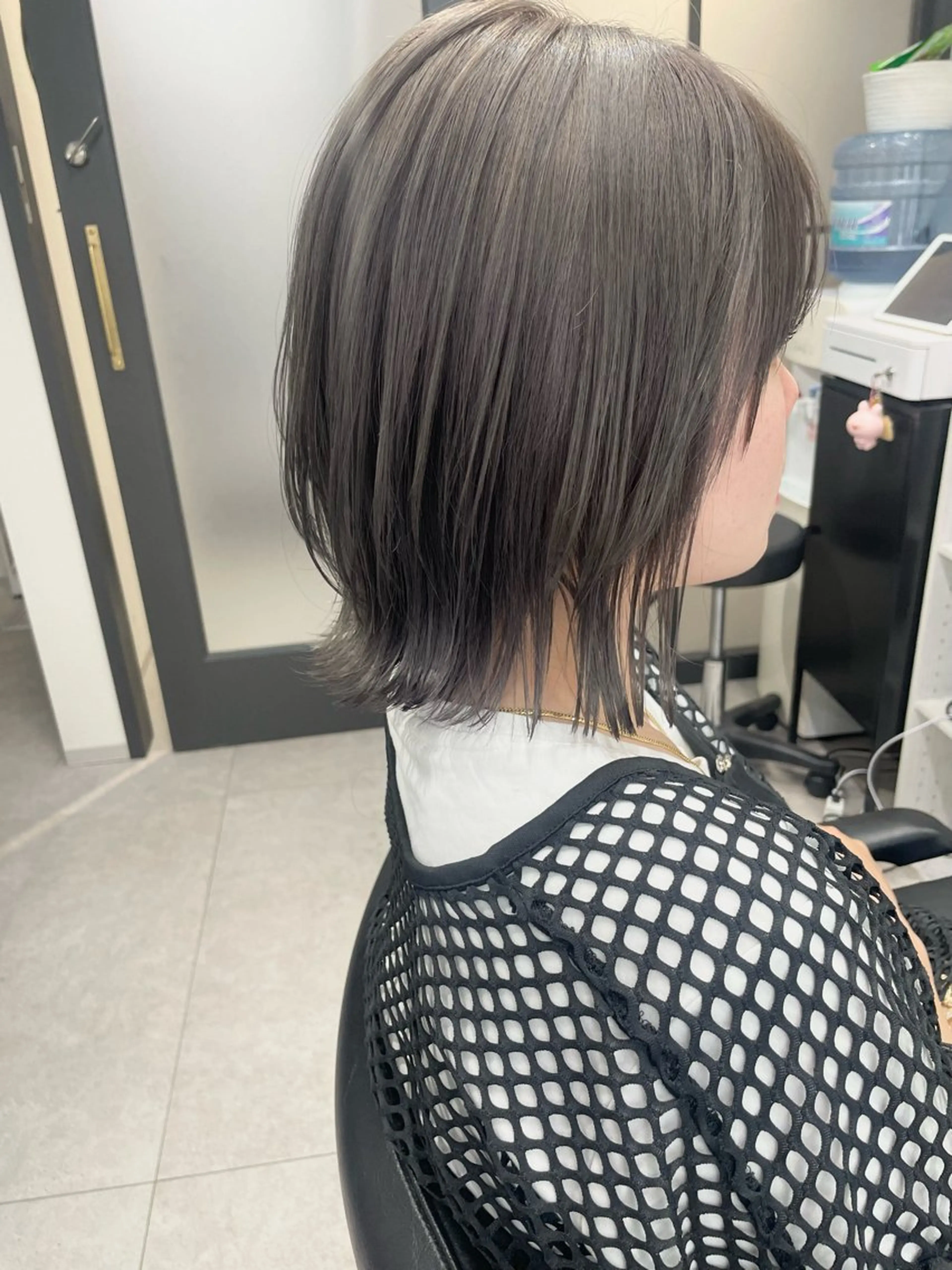 ミディアム カラー カット ヘアカラー 髪質改善will hairdesignのヘアスタイル