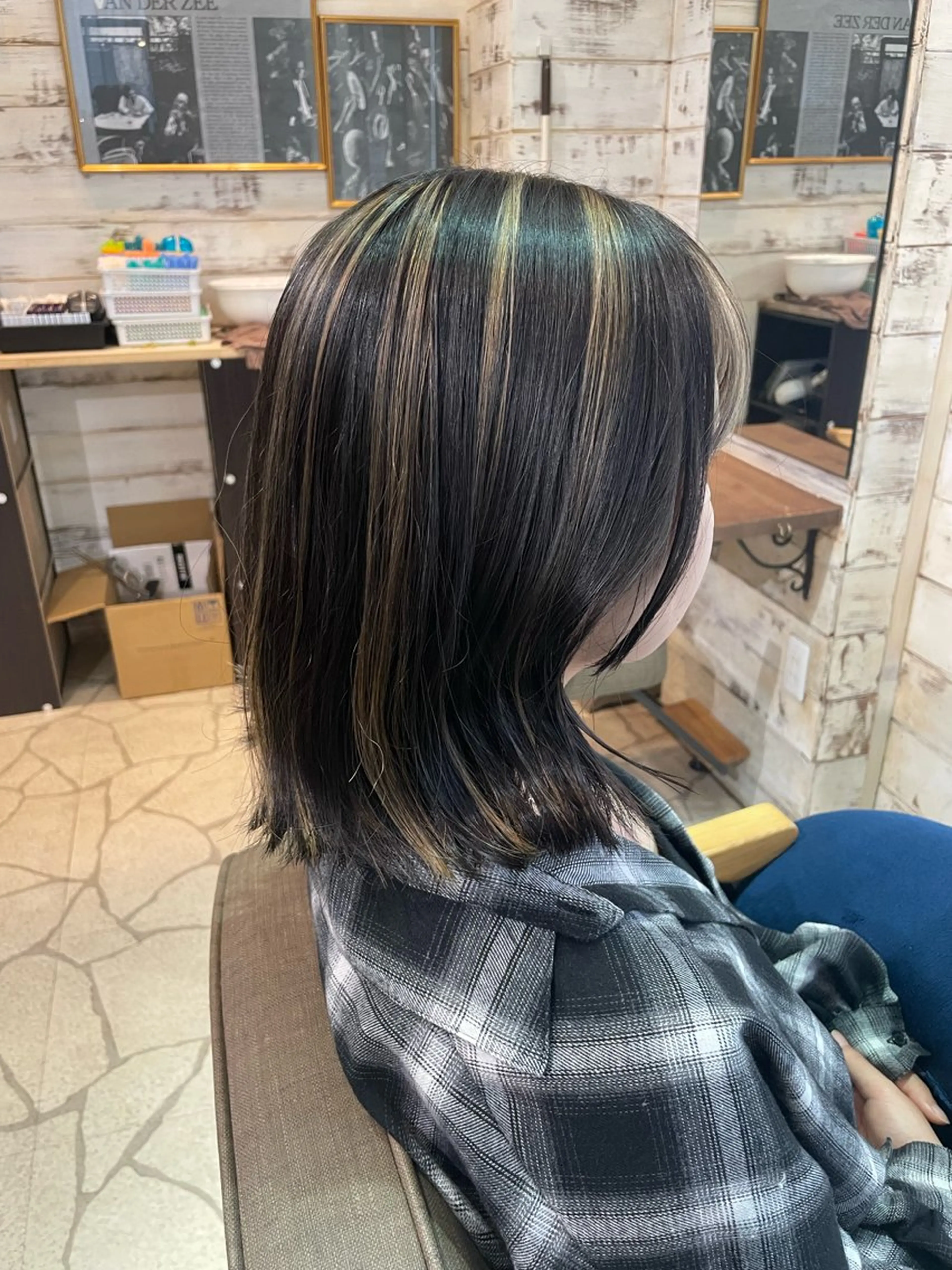 ミディアム ヘアカラー スリールヘアー所属・🖤nako/艶髪/ 透明感カラー🖤のヘアスタイル