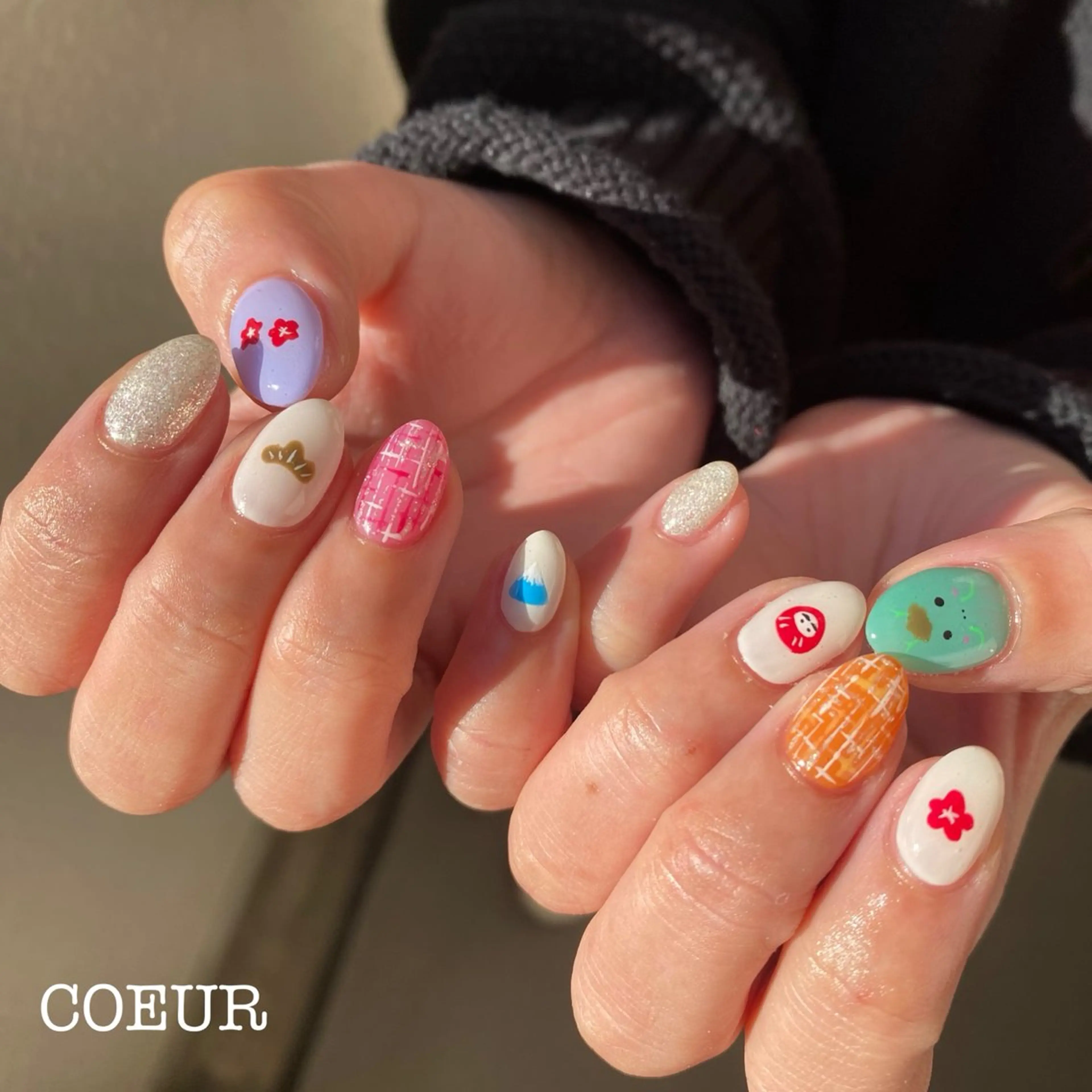 ネイル ハンドネイル COEUR✴︎ yukikaのネイルデザイン