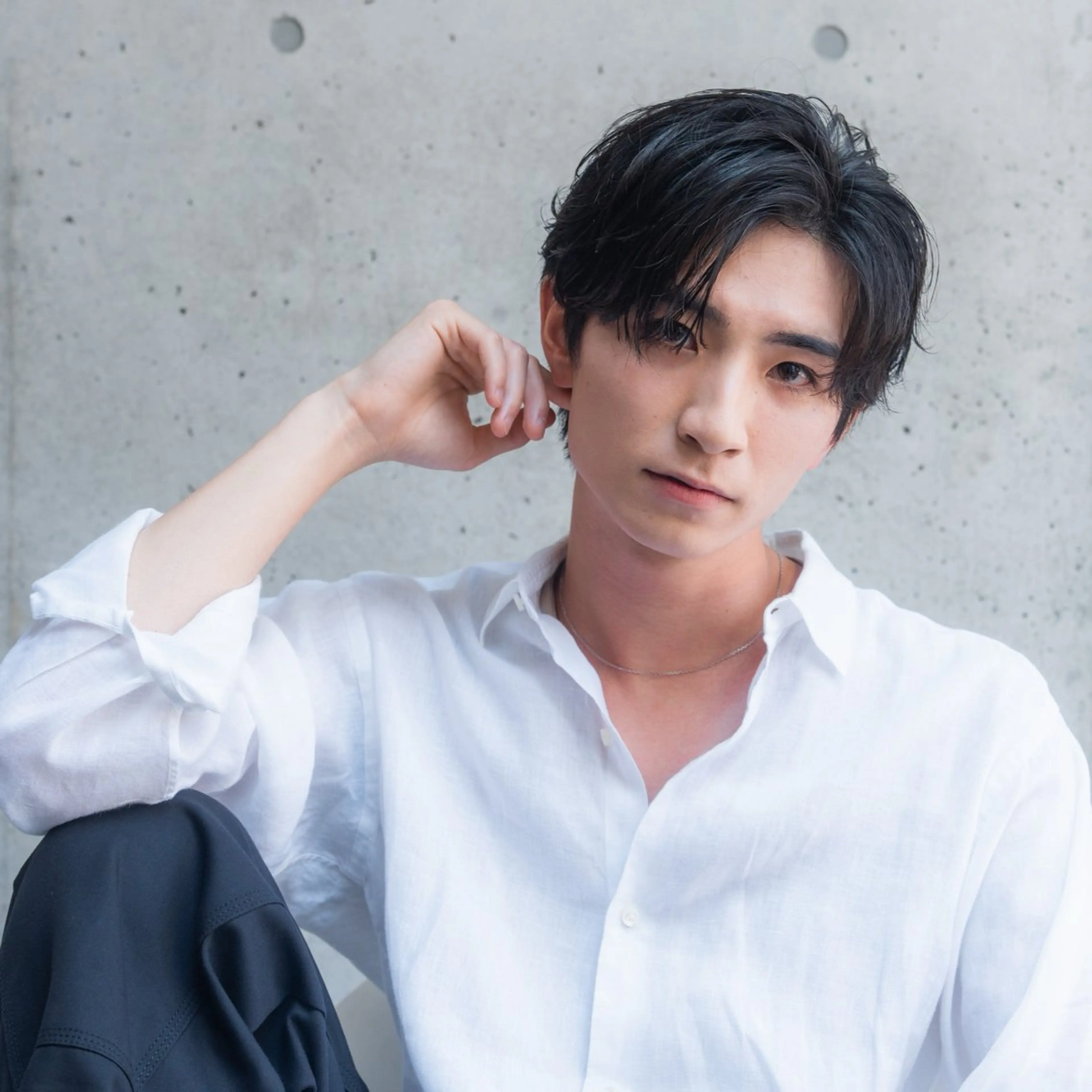 【トレンド人気上昇中】フェザーパーマ+men'sカット+シャンプーの写真