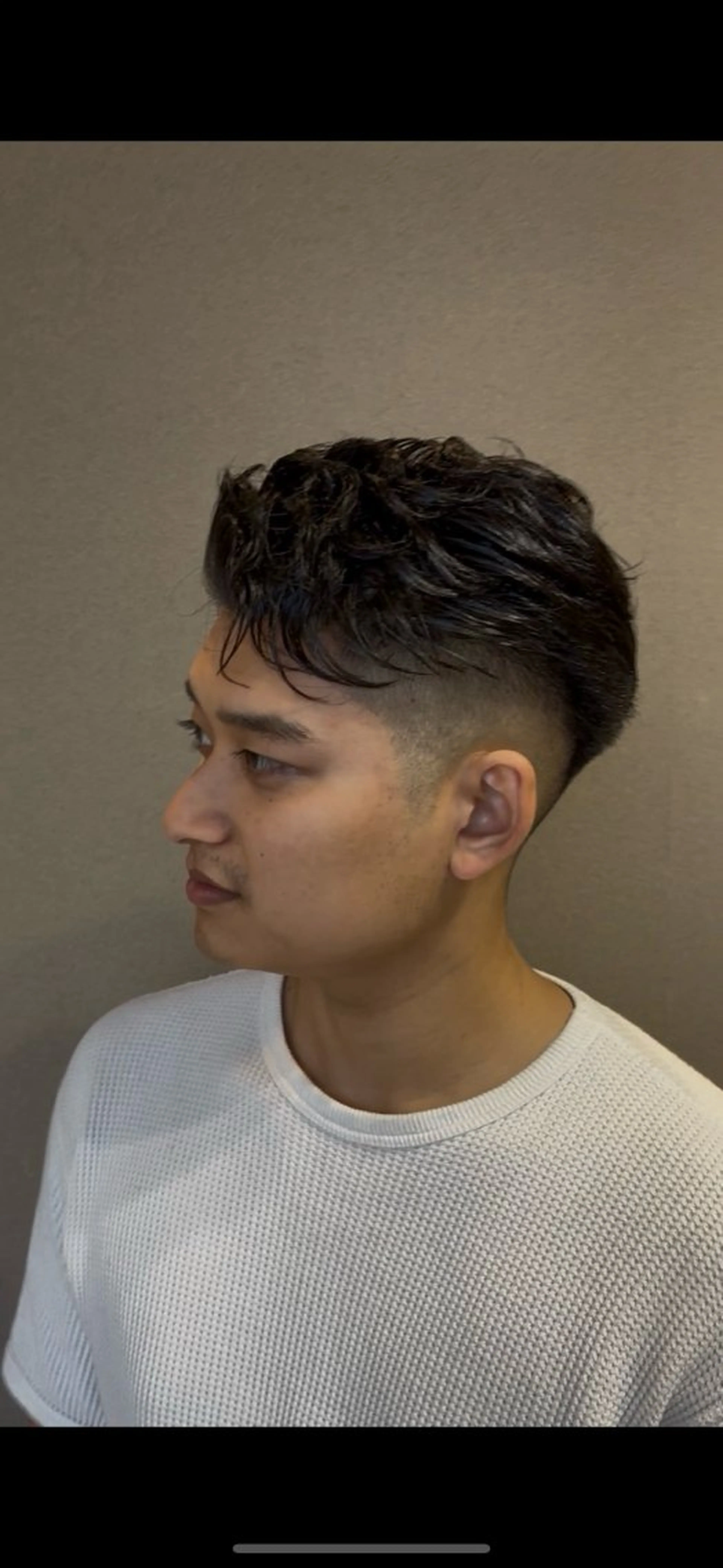 メンズ フェードカット 田中 魁人のヘアスタイル