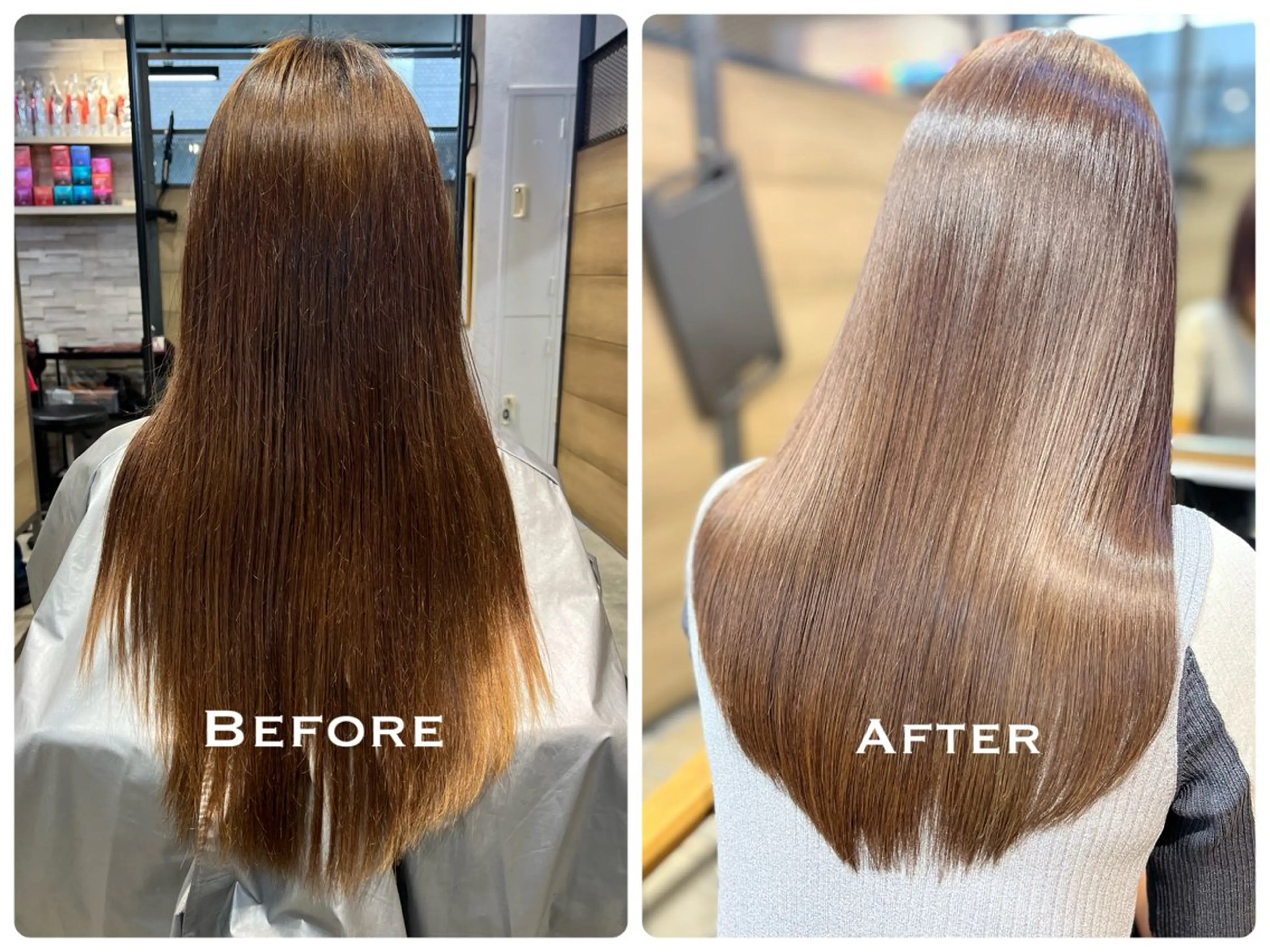 ロング 縮毛矯正 youres hair WEST所属・ウルトワ髪質改善 ディレクター/熊倉都のヘアスタイル