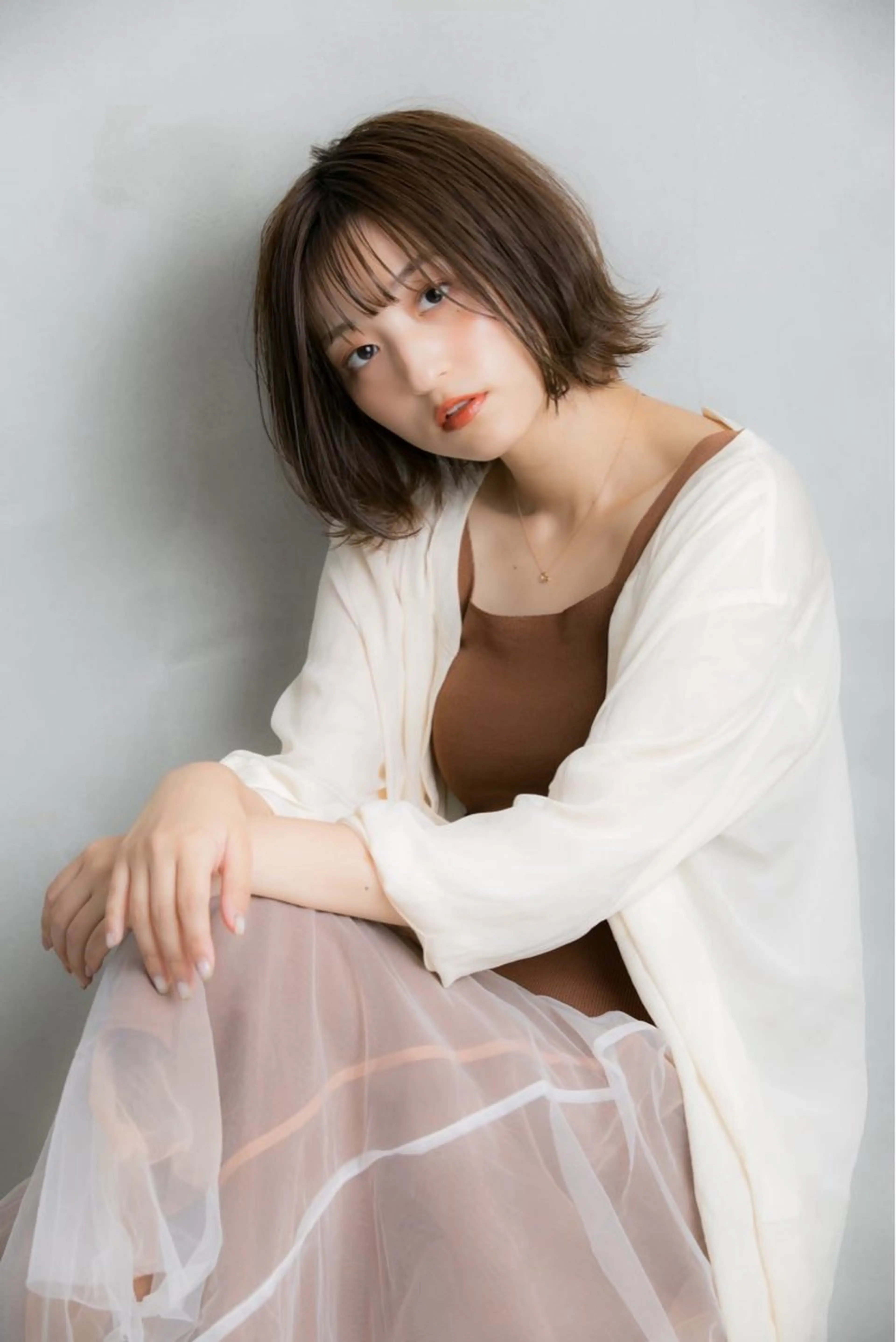 ショート カラー カット ヘアカラー トリートメント 小顔カット✨ 透明感カラー✨kyoのヘアスタイル