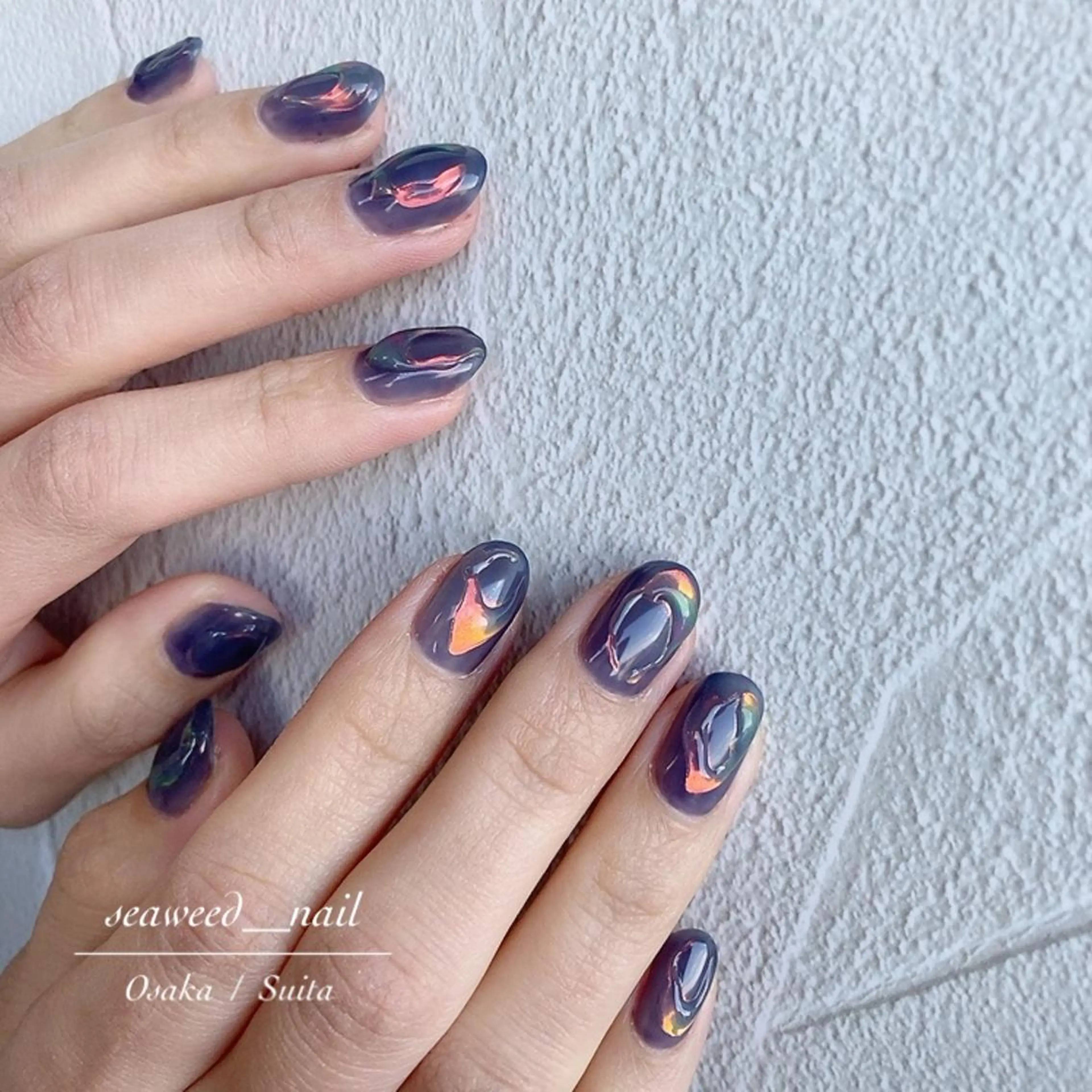 ネイル ハンドネイル seaweed nailのネイルデザイン