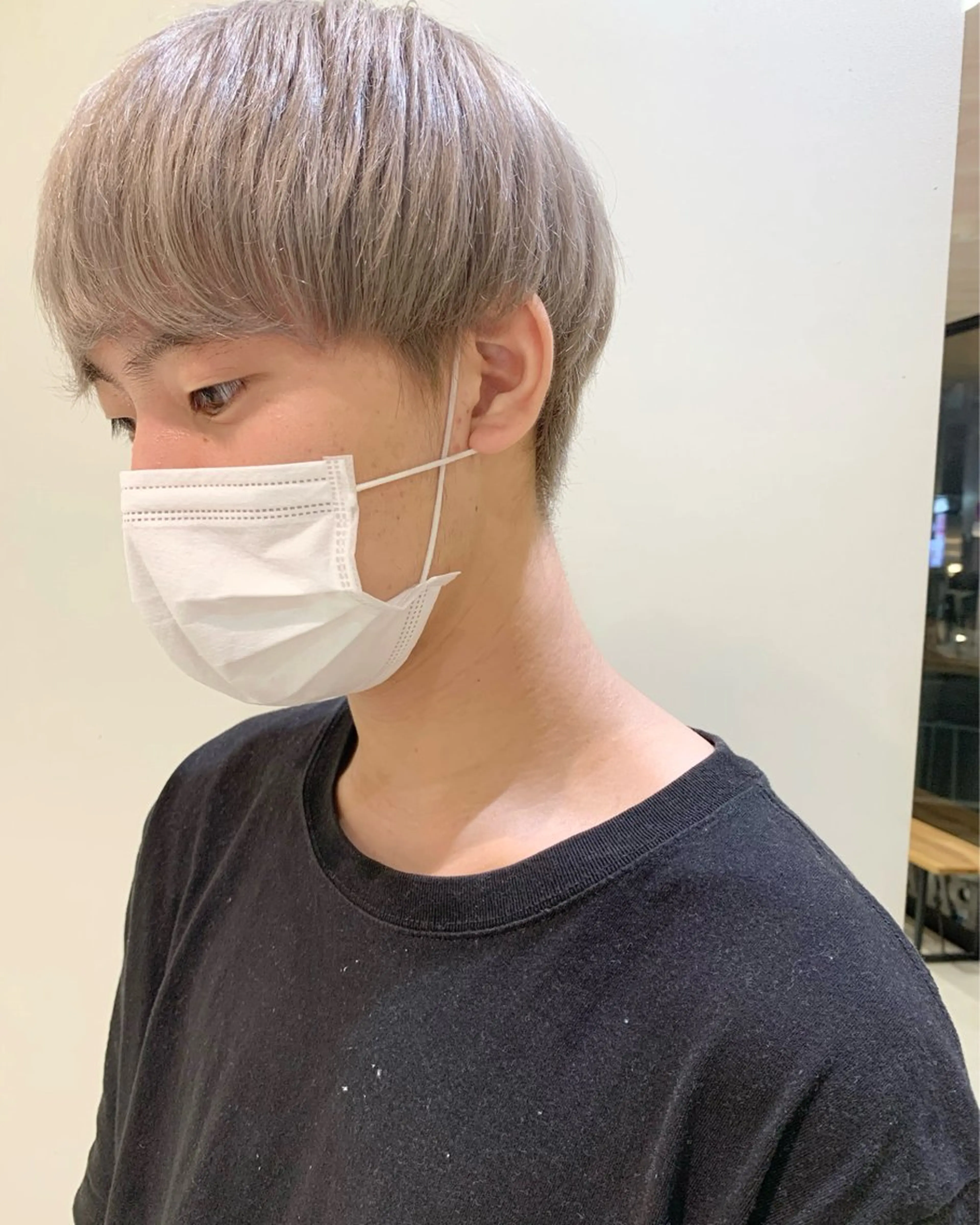 ショート カラー メンズ ヘアカラー 艶カラー/暖色カラー /透明感/ryutoのヘアスタイル