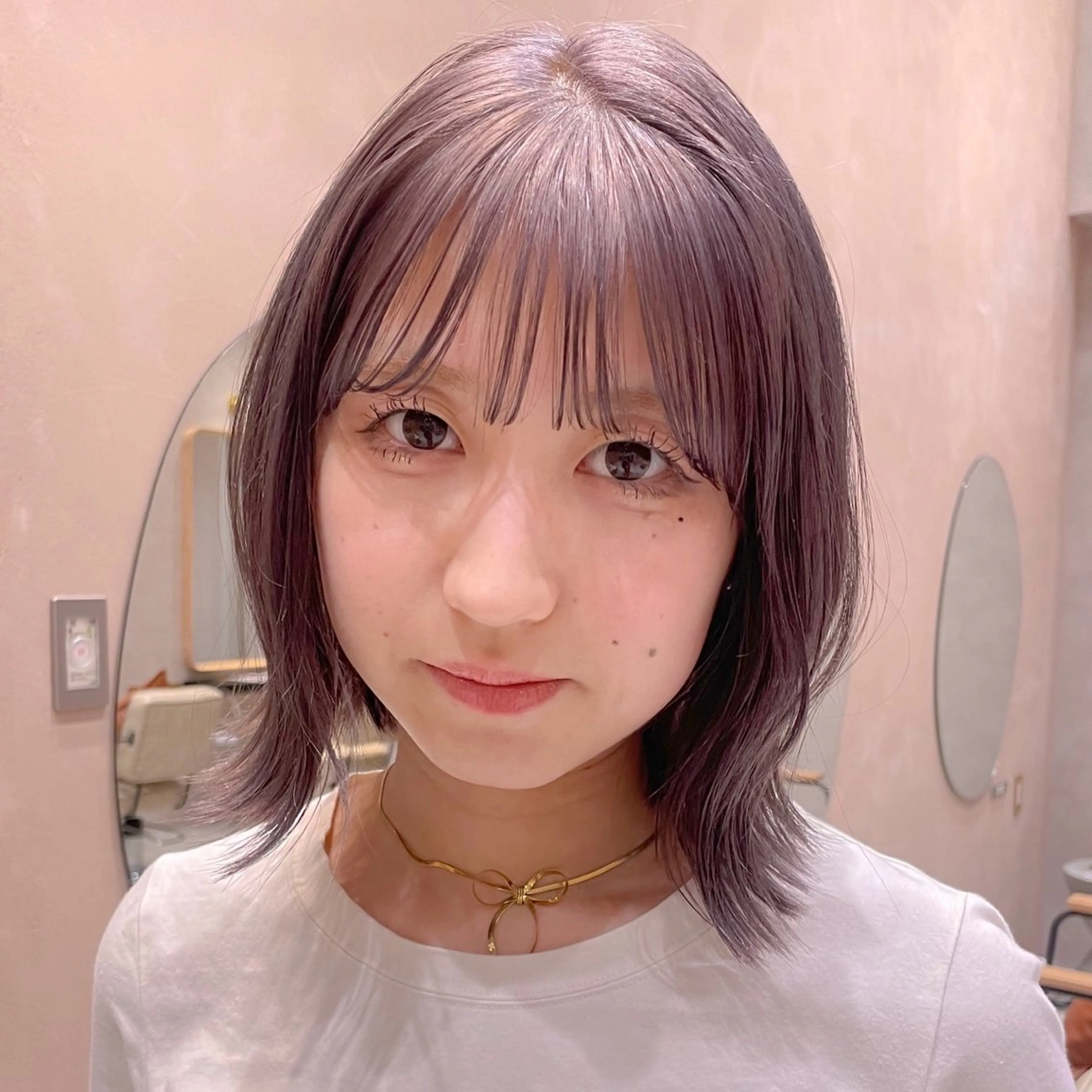 ショート カラー ブリーチ/暖色/ ダブルカラー/ゆきなのヘアスタイル