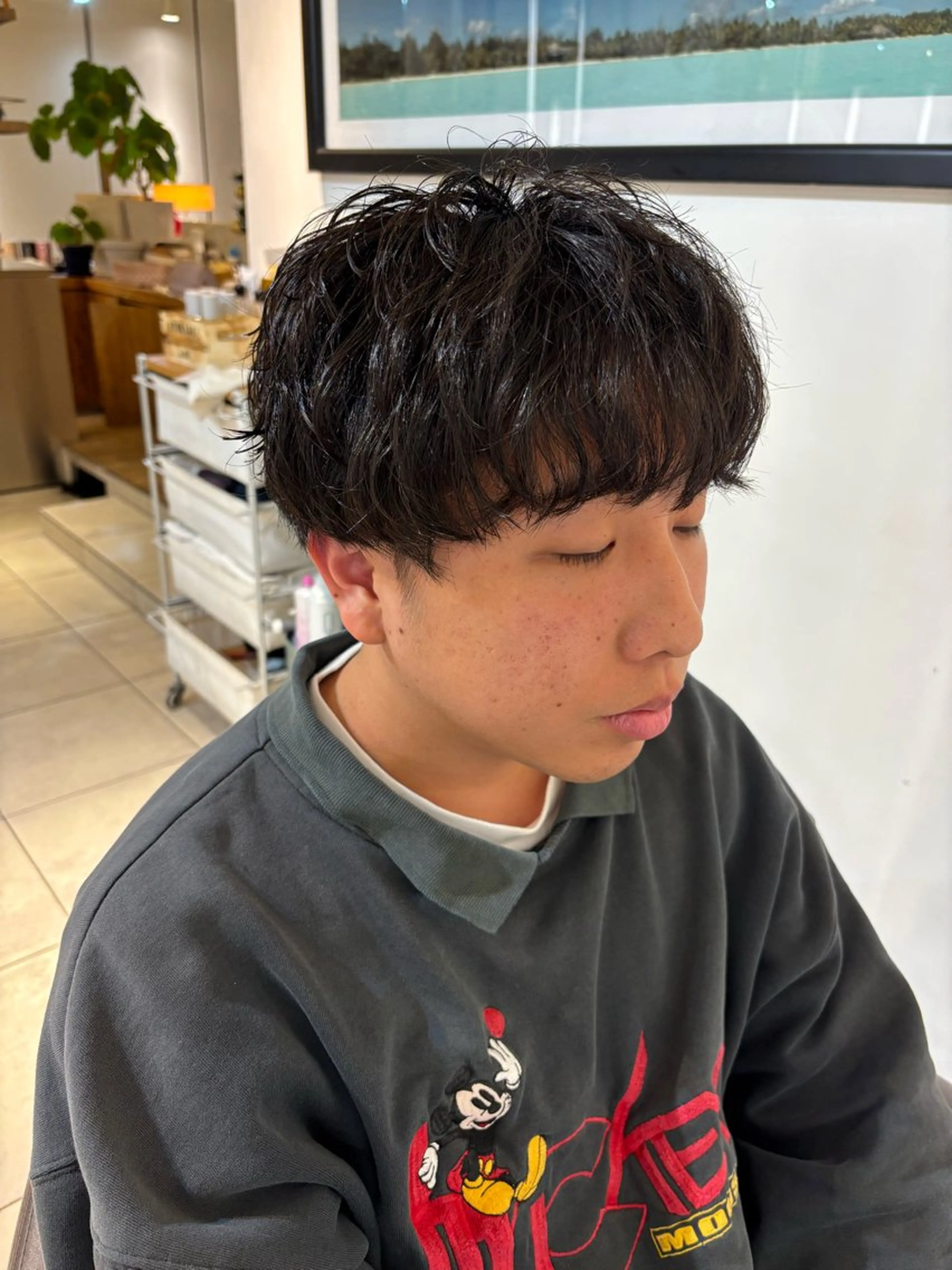 カット、パーマの写真