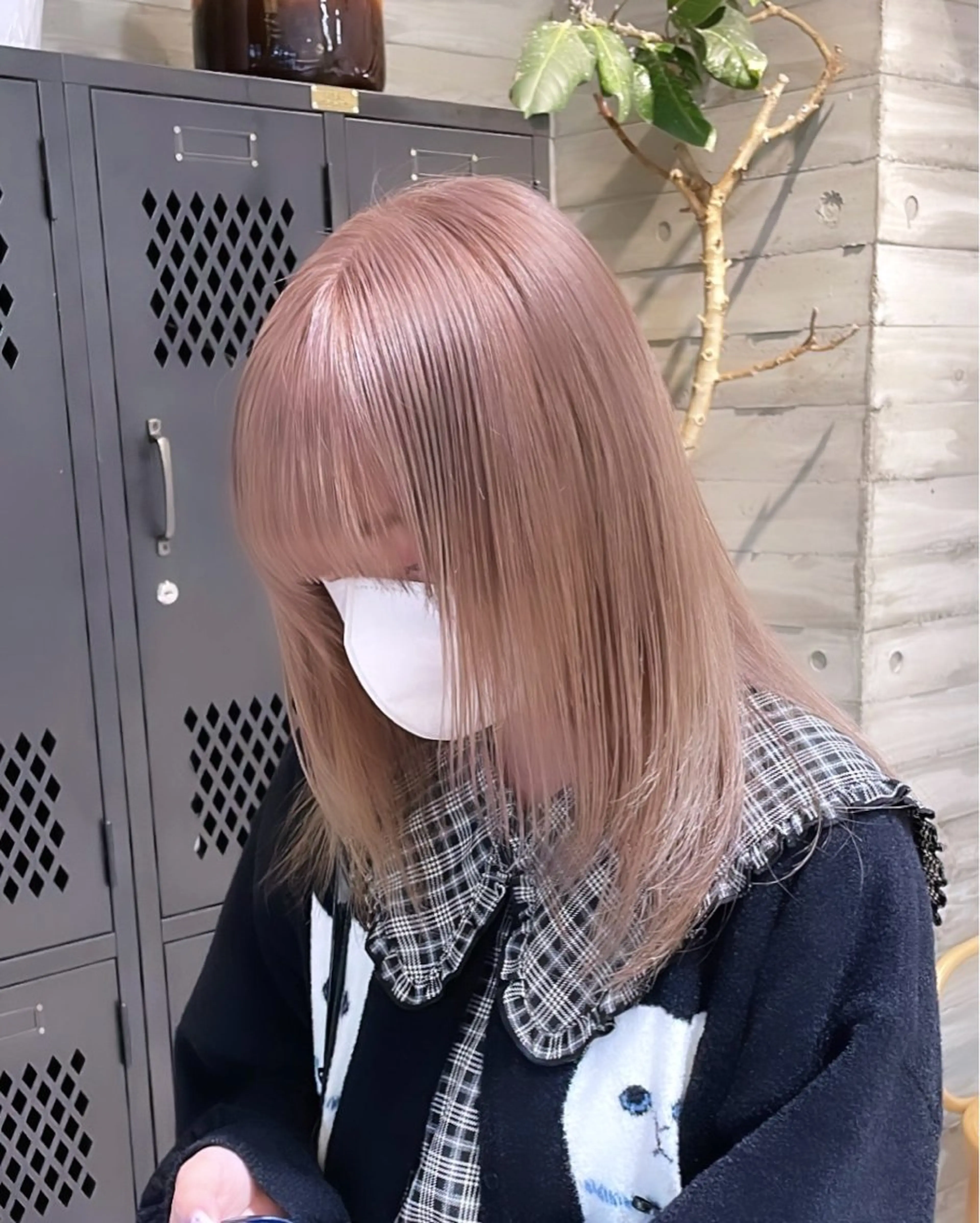 ミディアム カラー カット ヘアカラー トリートメント 色落ち綺麗透明感カラ /ボブ/ナカツヒカルのヘアスタイル