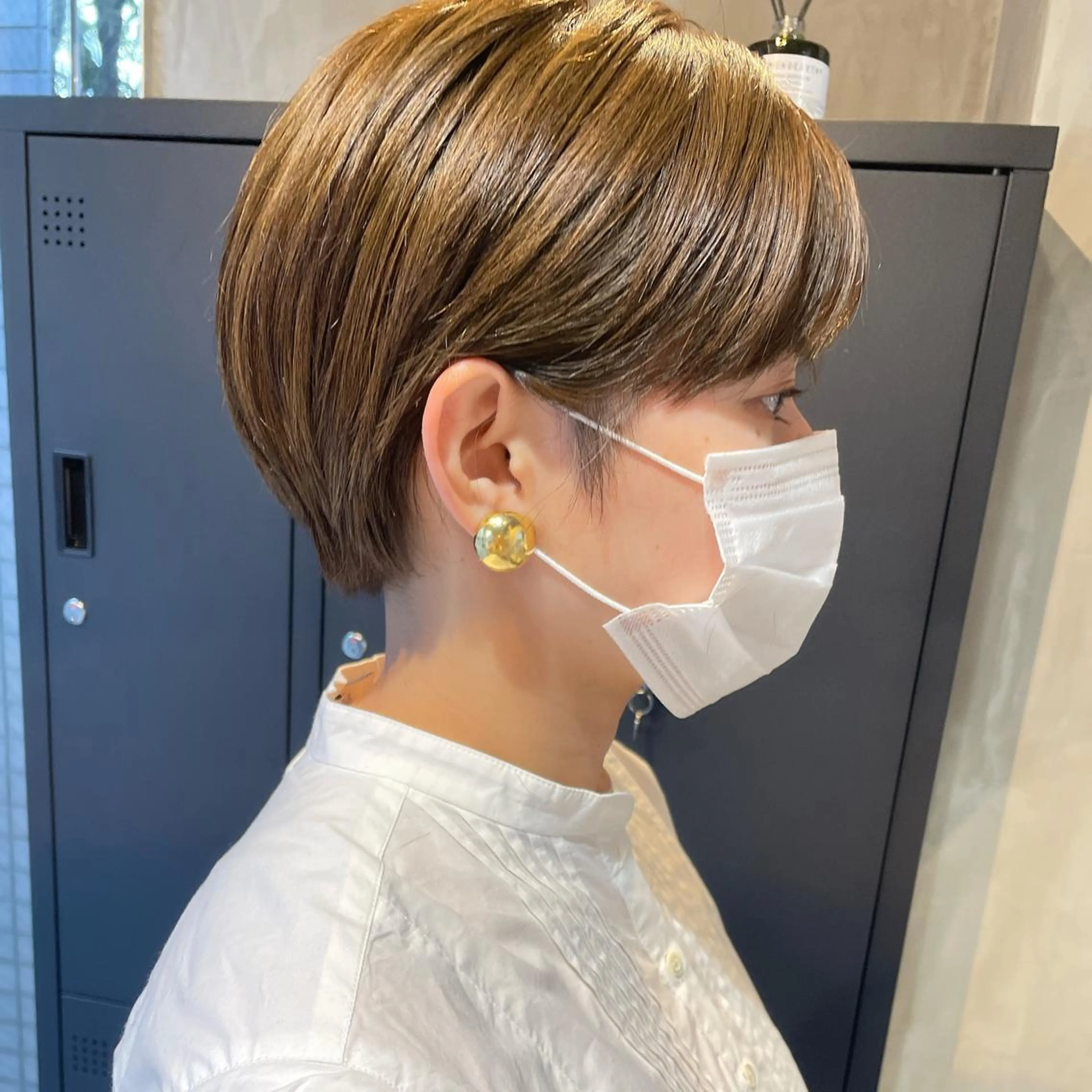 ショート カット ヘアカラー ヤマモト マイのヘアスタイル