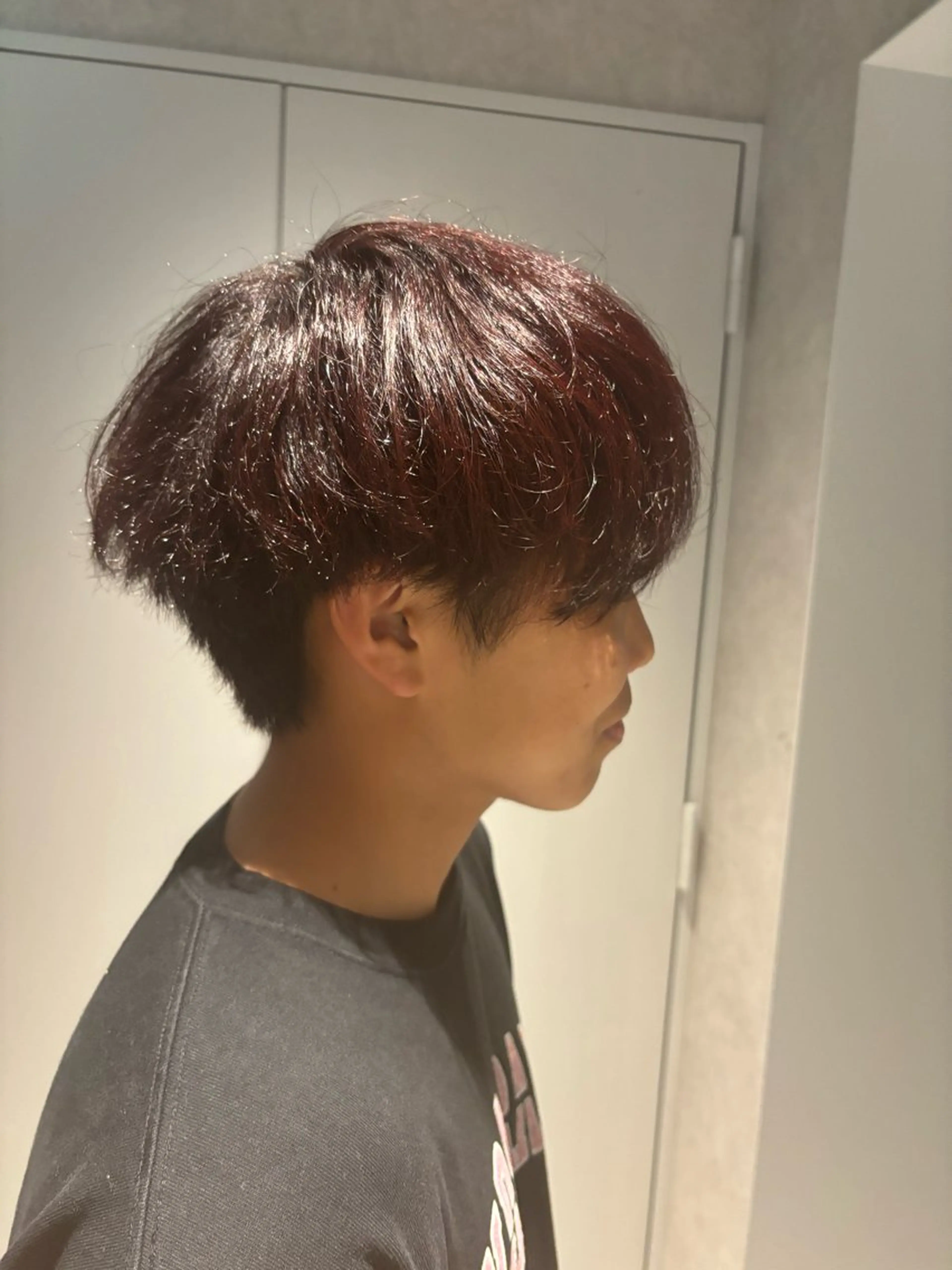 ショート カラー メンズ CS made by SHACHU 栄所属・山田 瑛司のヘアスタイル