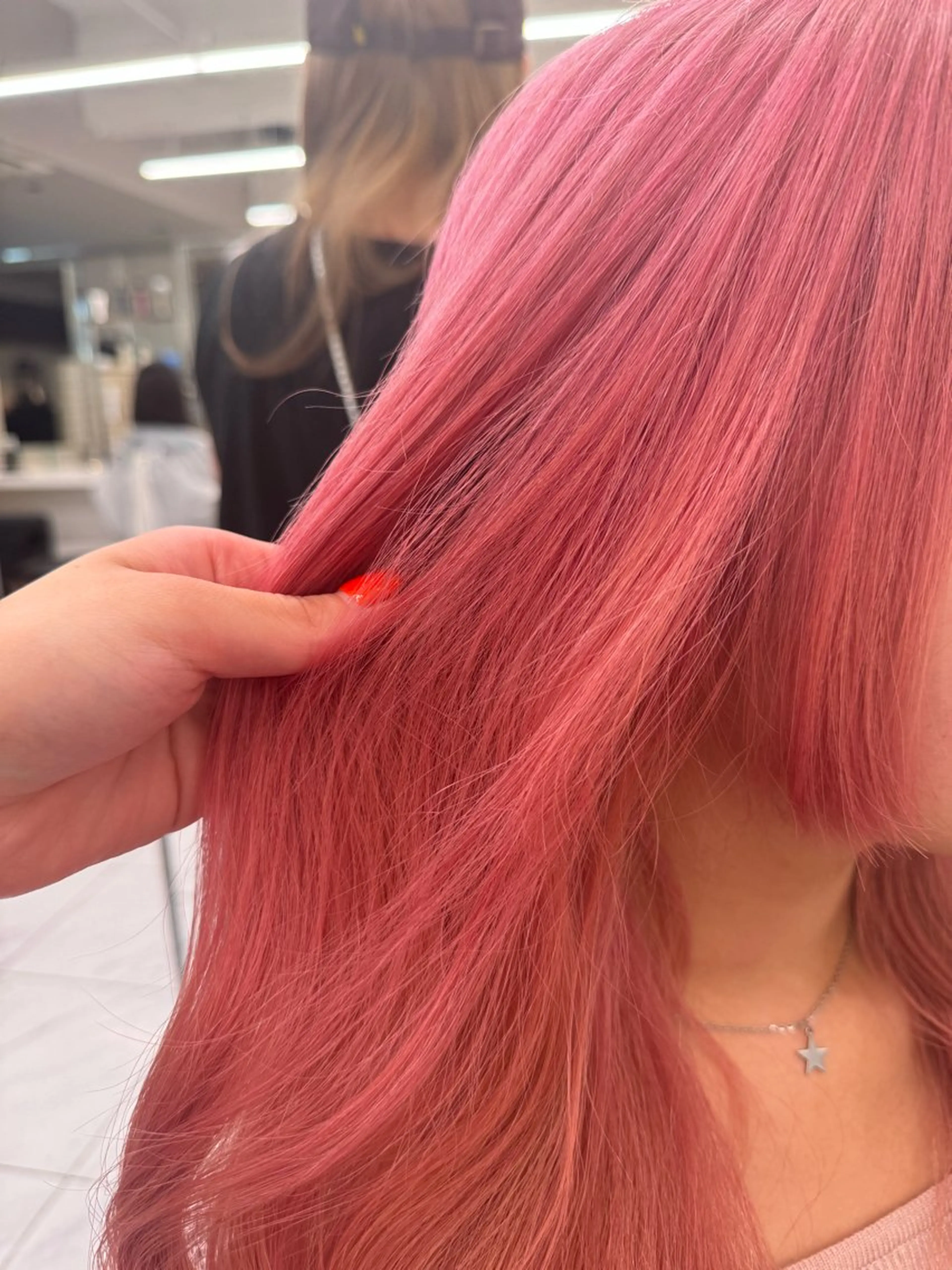 ロング カラー パーマ ヘアアレンジ メンズ キッズ 🍒暖色系 カラー🍒MEIのヘアスタイル