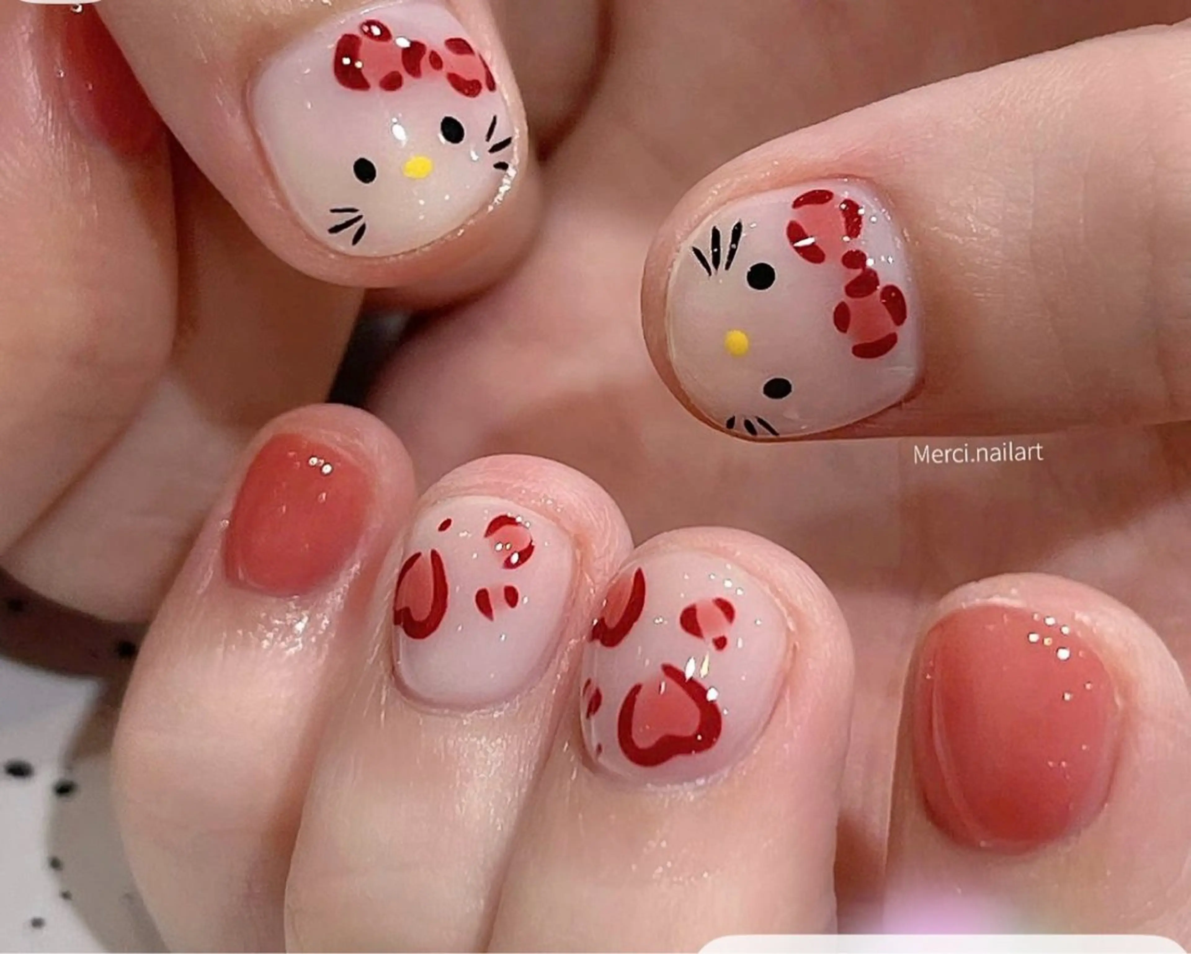 ネイル アートネイル フットネイル フレンチネイル ジェルネイル 韓国ネイル ハンドネイル フットネイル ハンドケア Kawaii Nail Salon所属・Kawaii-jp Tomisatoのネイルデザイン
