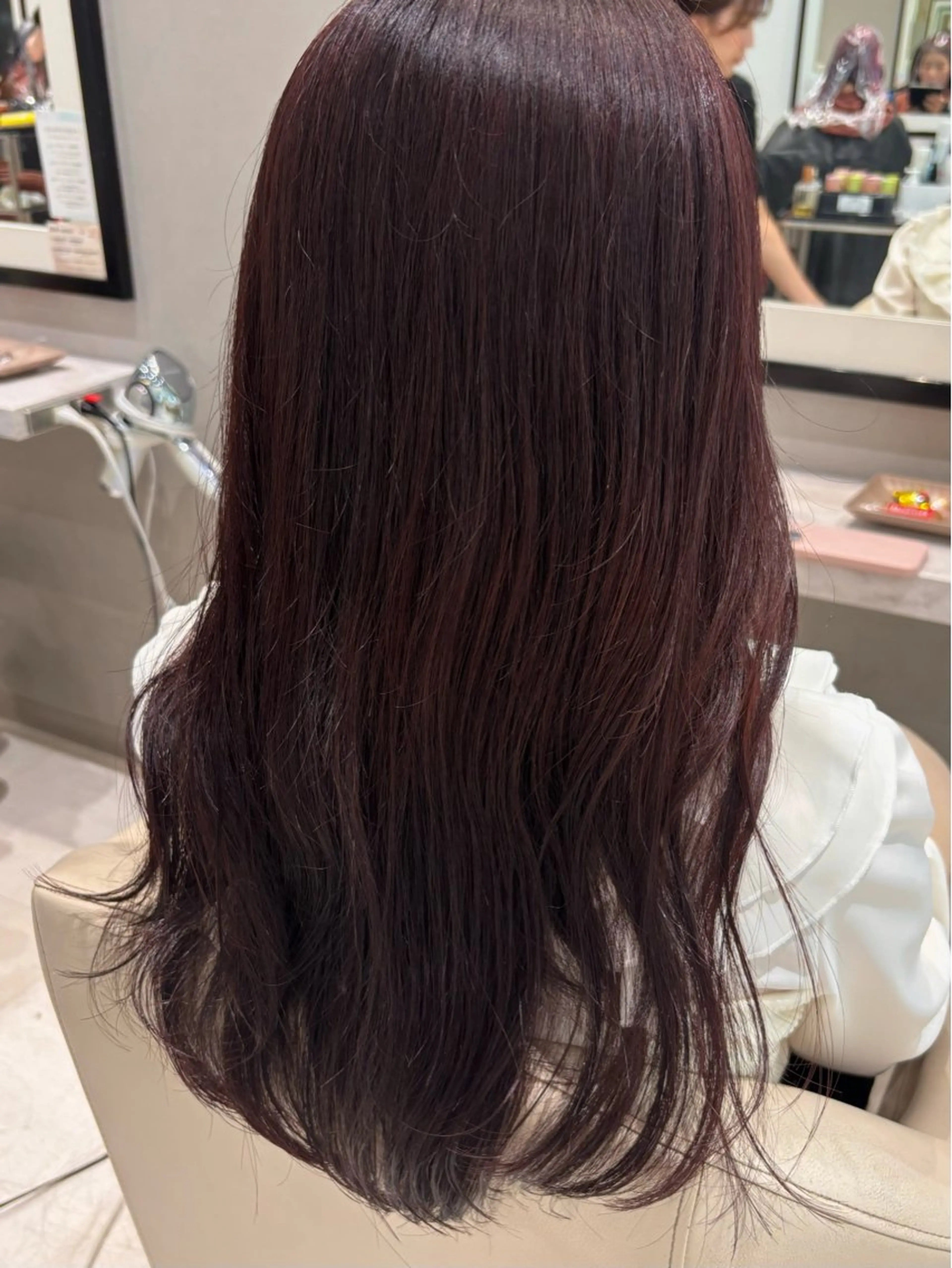 ロング カラー ラベンダーカラー カット ヘアカラー トリートメント ktwo☆ 暗艶髪☆姫野琳のヘアスタイル