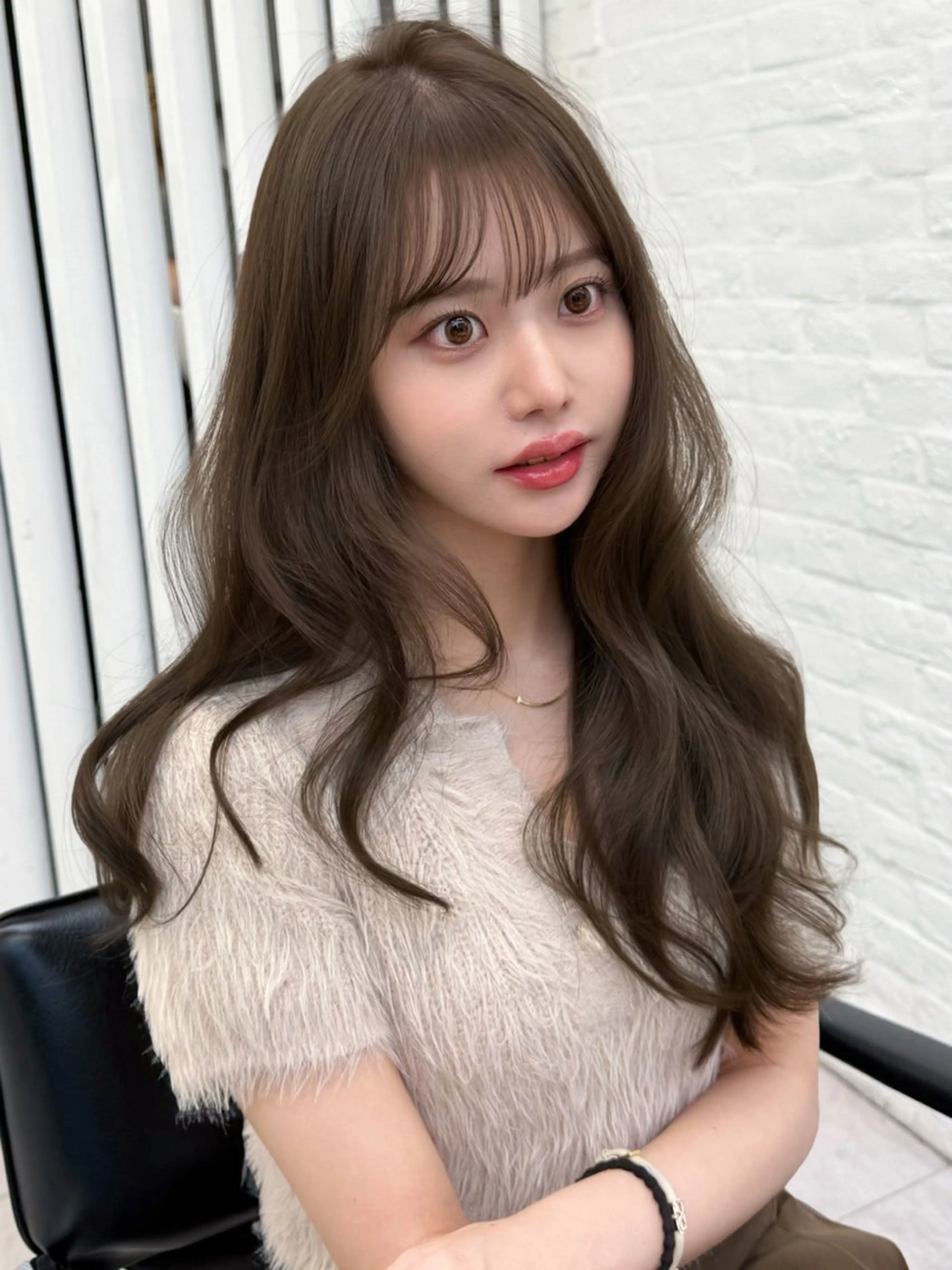 セミロング 韓国ヘア🇰🇷髪質 改善たけるのヘアスタイル