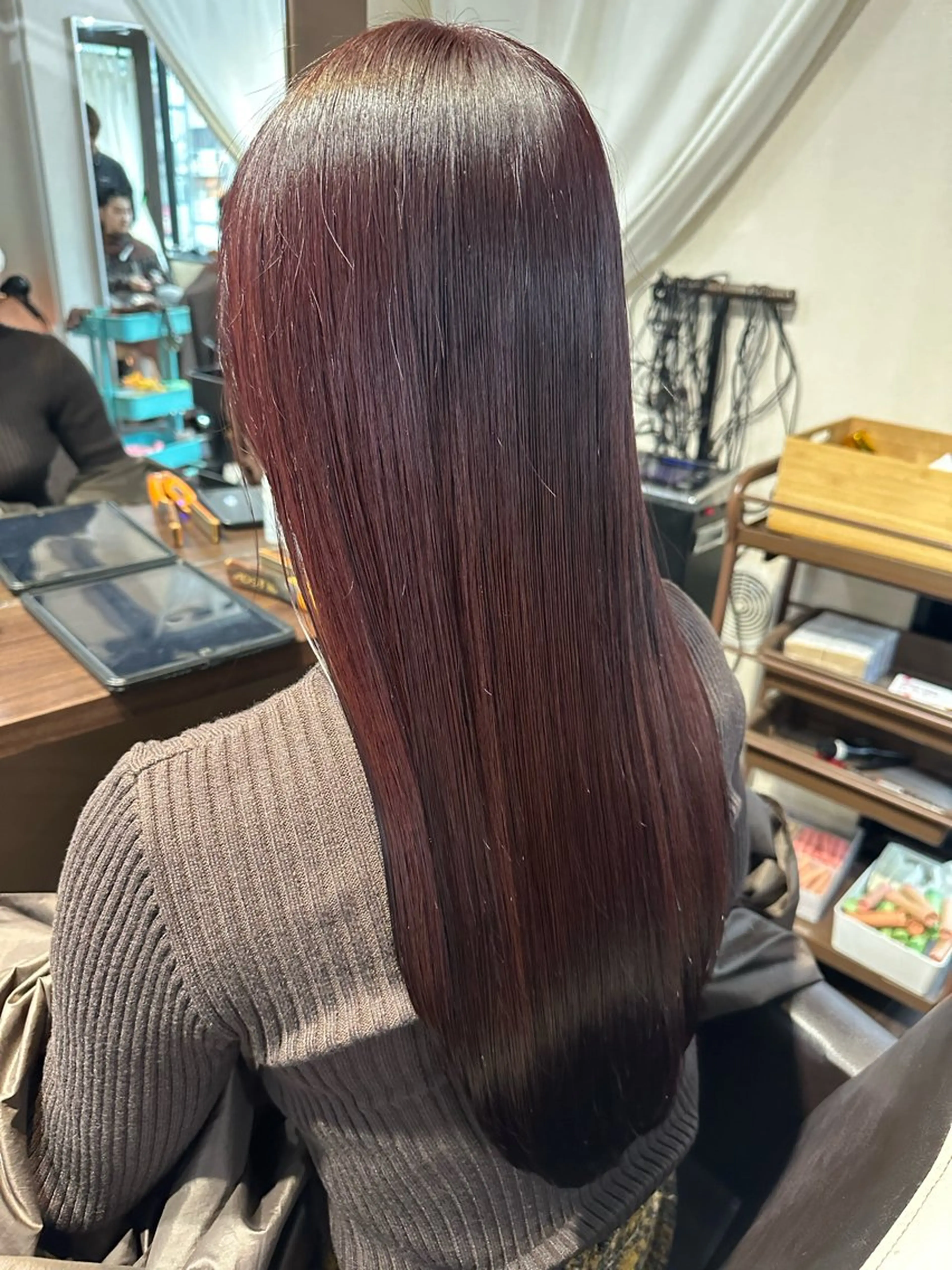 ロング カラー カット ヘアカラー トリートメント ヘッドスパ youres hair 東口店所属・🌸ULTOWA🌸 髪質改善/縮毛/店長のヘアスタイル
