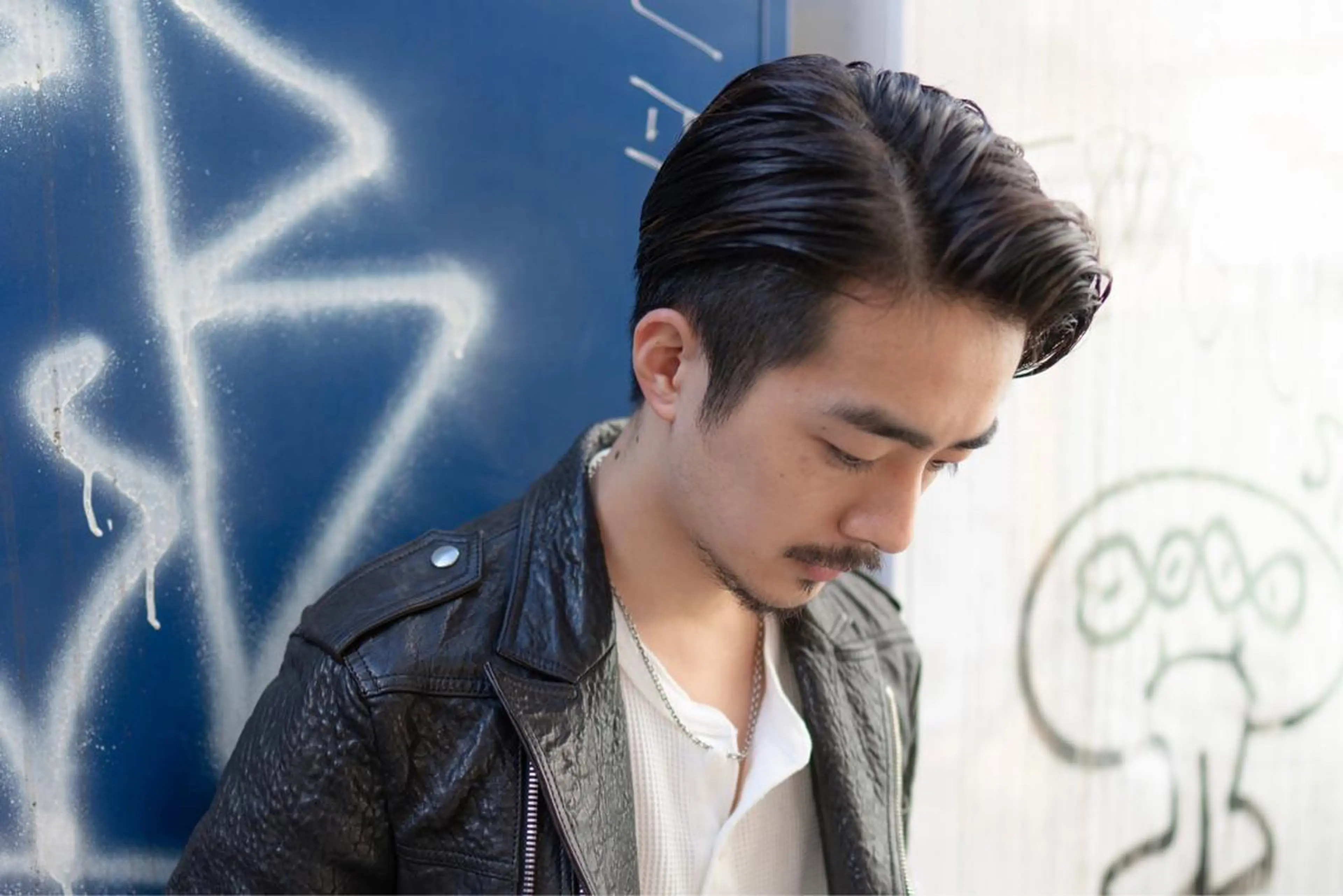 ミディアム パーマ メンズ カット パーマ FM【エフエム】HAVANA所属・💈圧倒的メンズ特化 明大前美容師💈のヘアスタイル
