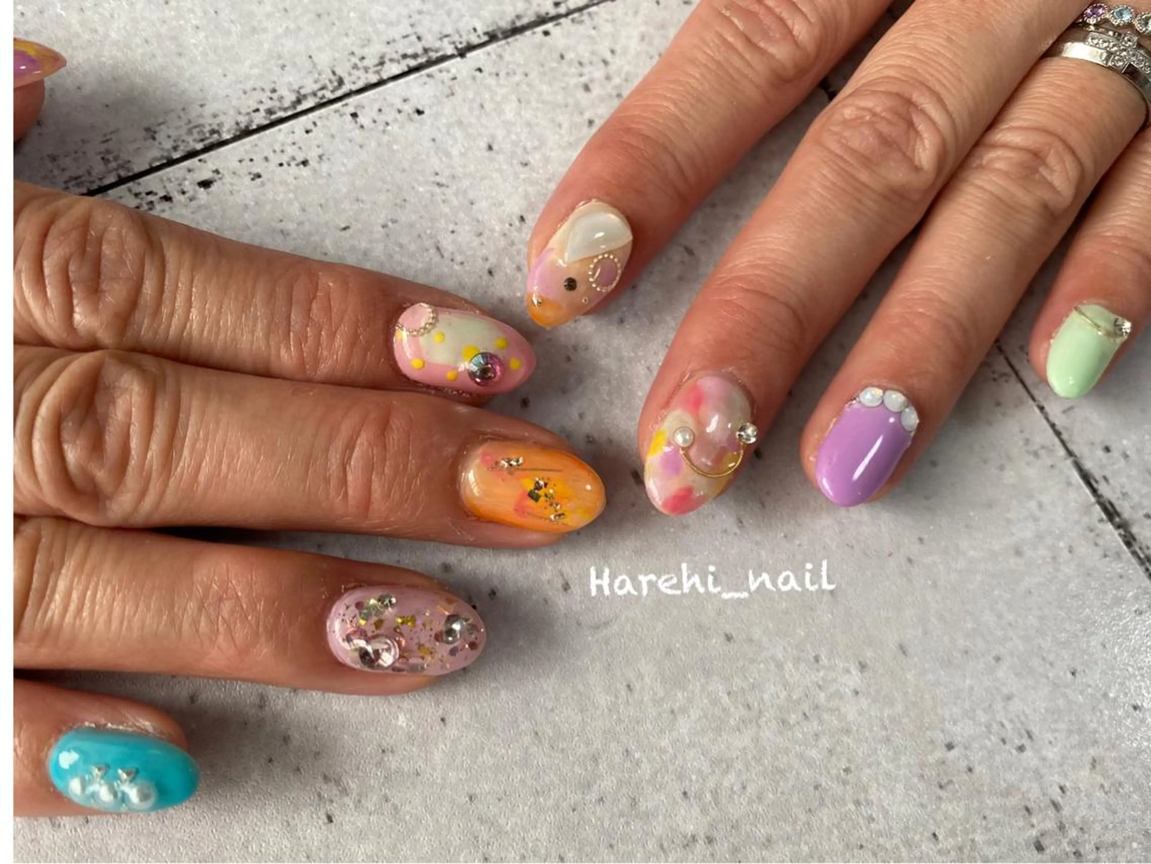 ネイル ハンドネイル Harehi_ nailのネイルデザイン