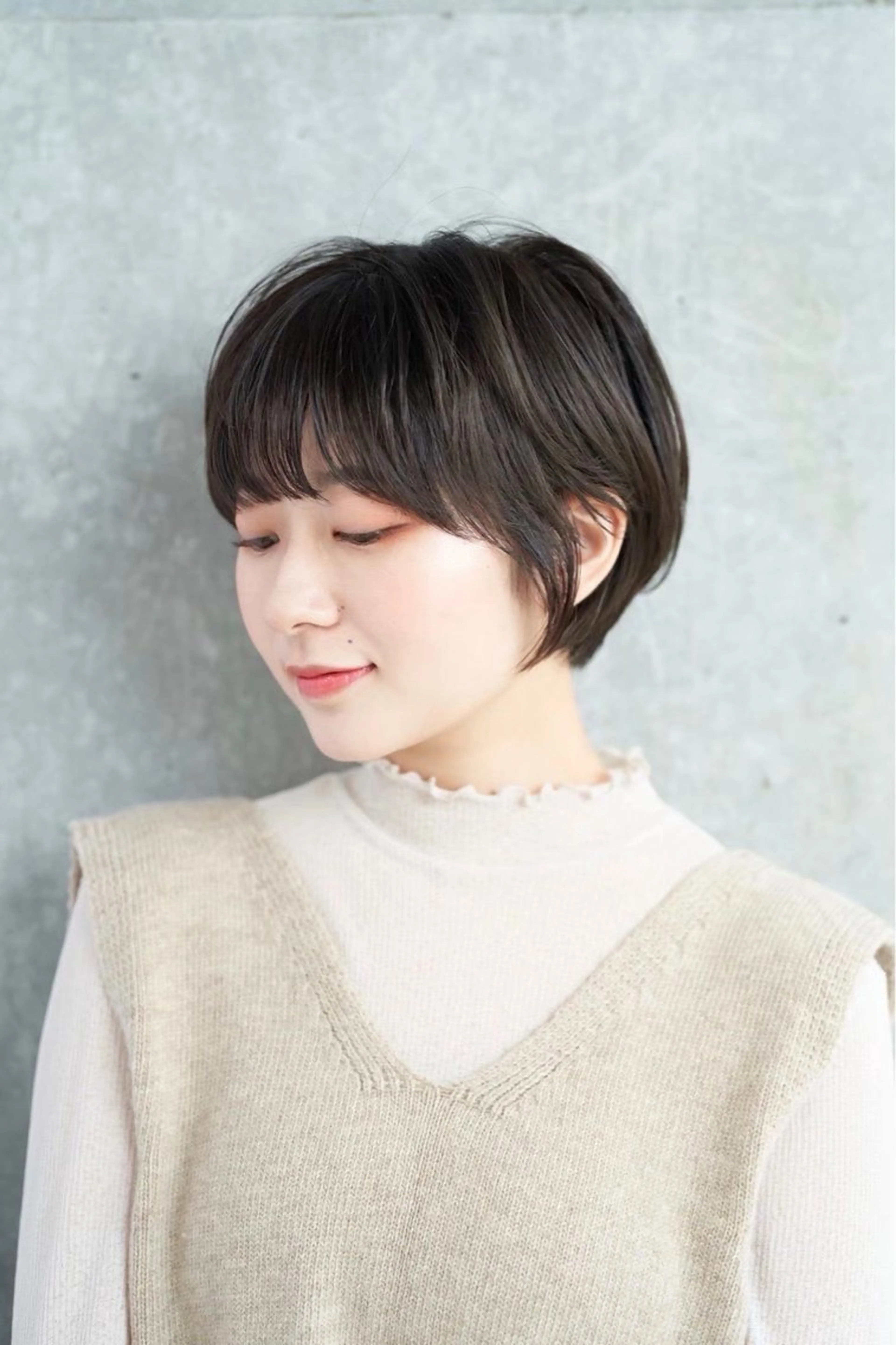 【ミニモSALE限定価格💗】💖似合わせショートカット＋ラクトントリートメント＋コテ巻きorストレート仕上げ💖の写真