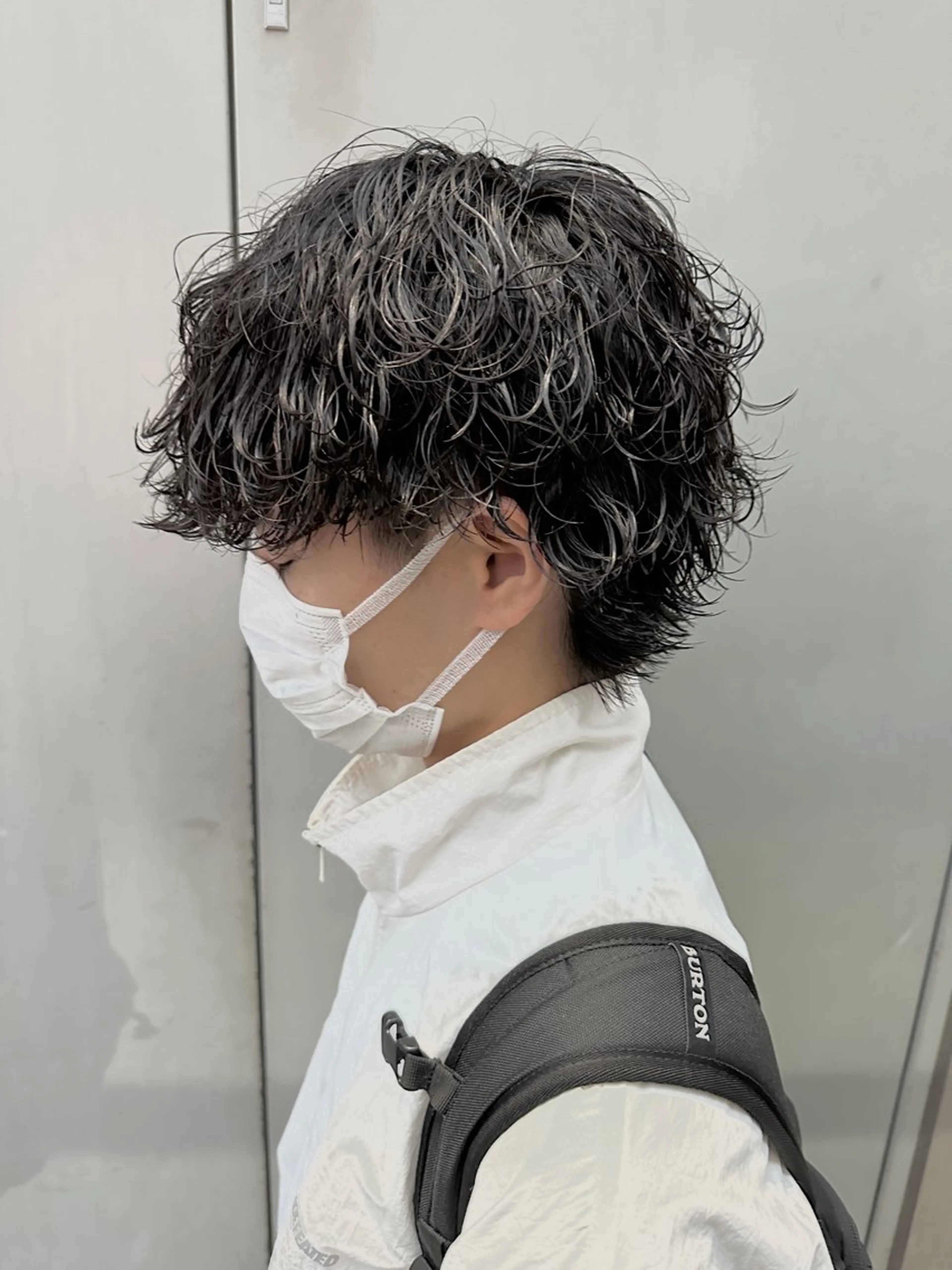 ショート パーマ メンズ 渋谷駅から徒歩1分 BLUCKメンズヘアのヘアスタイル